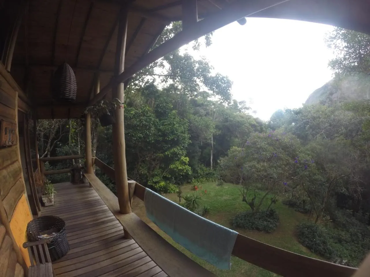Balcony/Terrace in Chales Bamboo Jungle