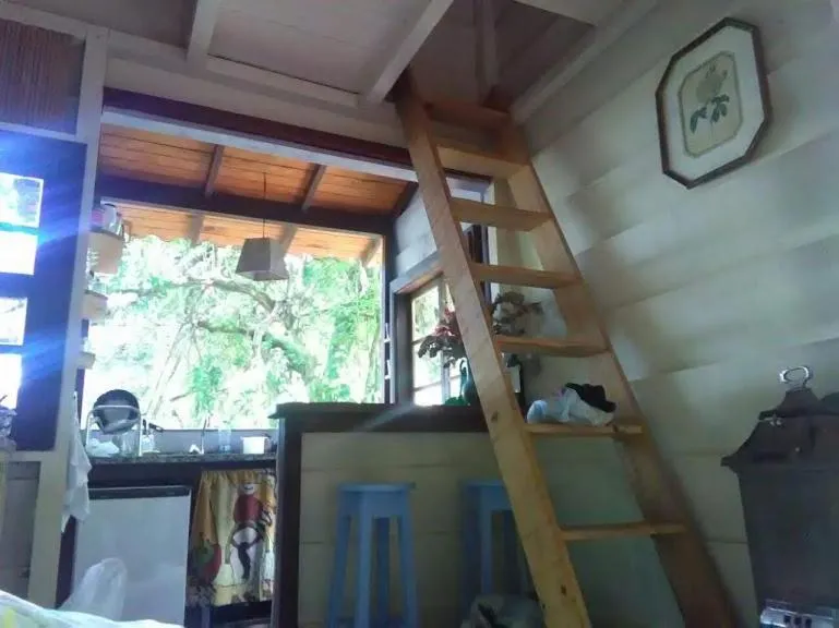 Bed in Chales Bamboo Jungle