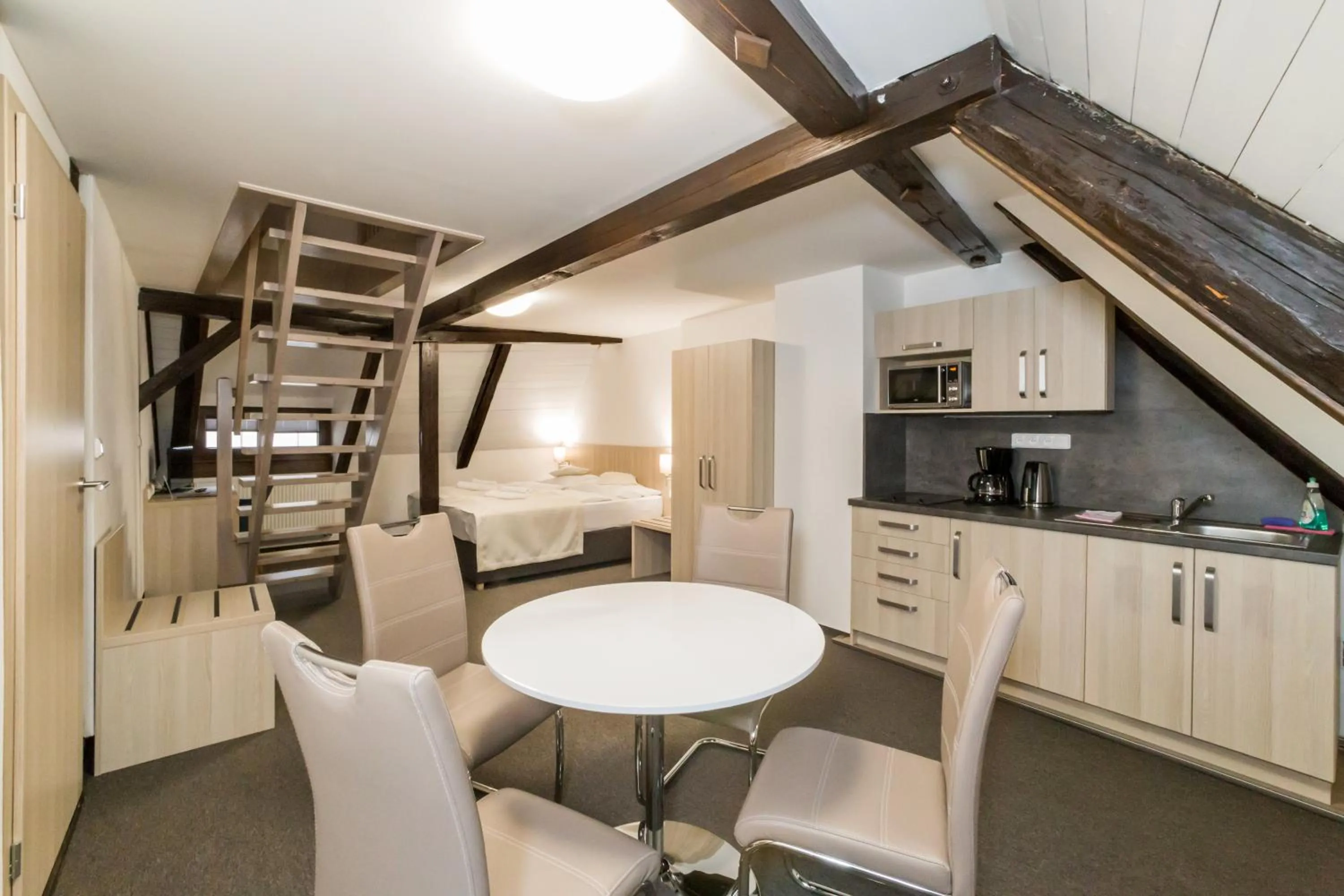 Kitchen or kitchenette in Pension Galko