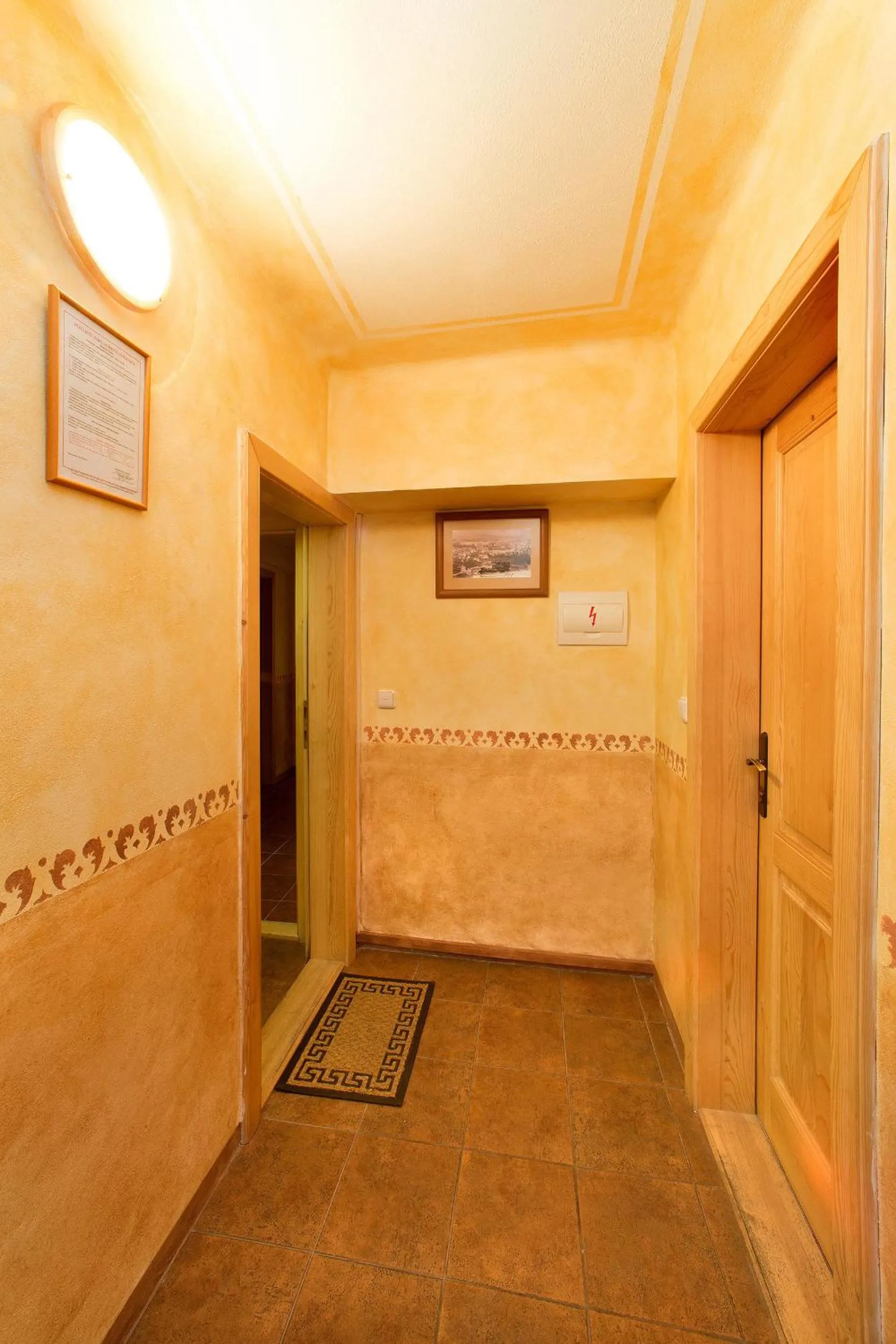 Decorative detail in Pension Galko