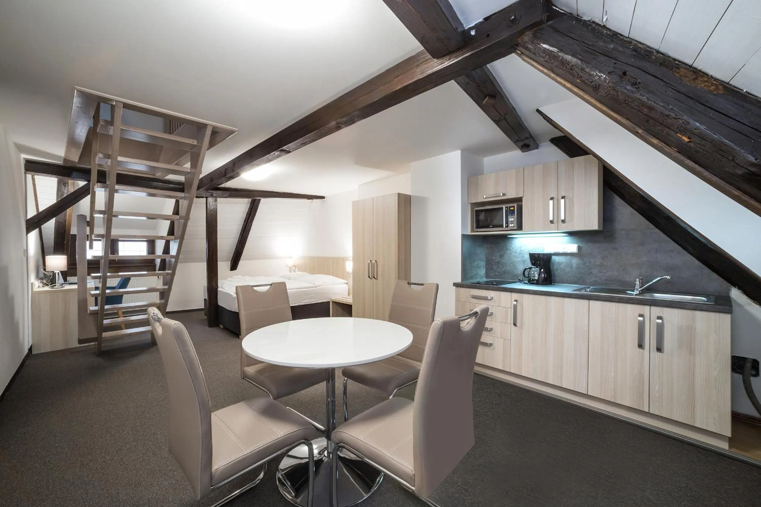 Kitchen or kitchenette in Pension Galko