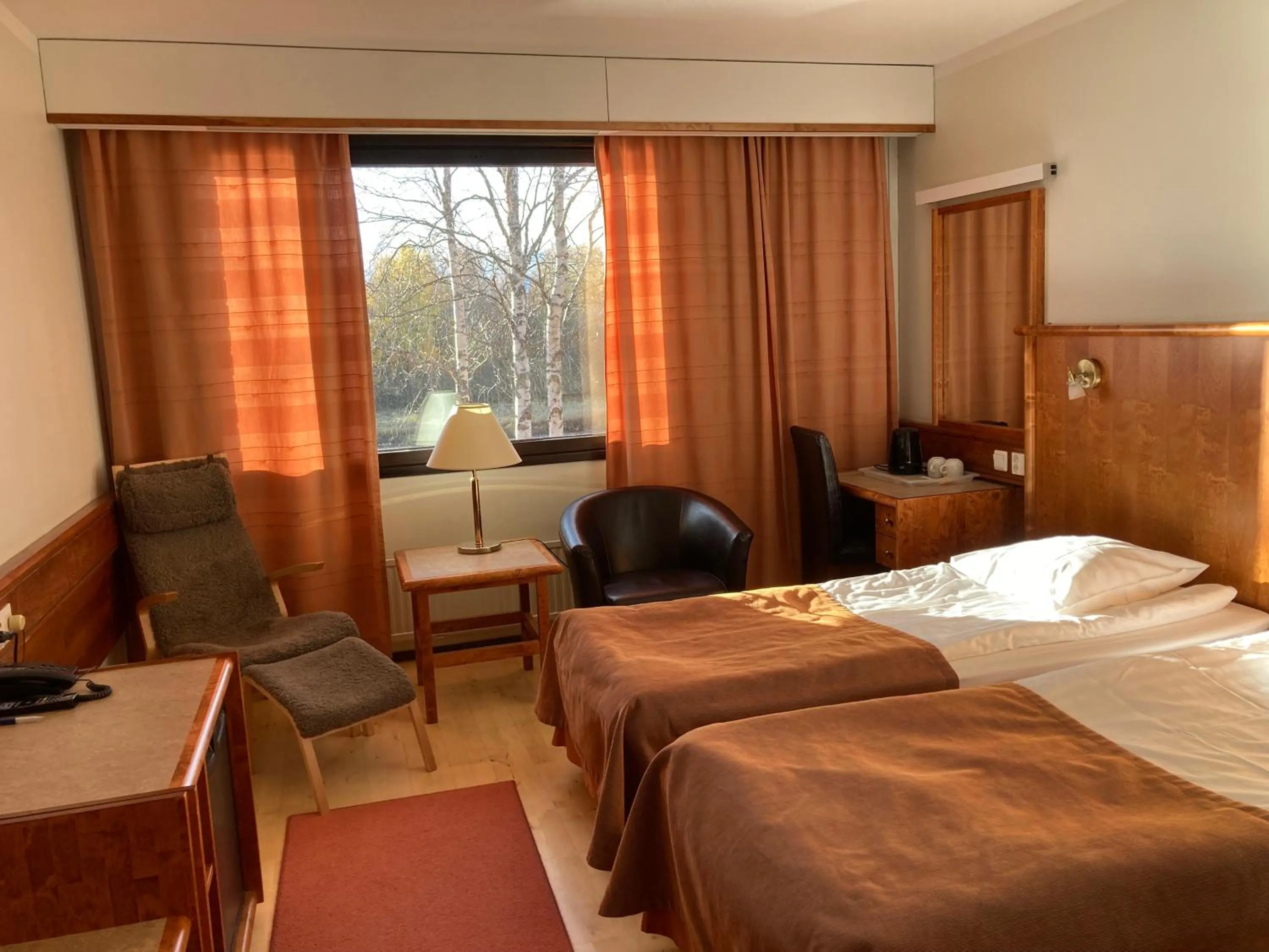 Bedroom, Bed in Hotel Ivalo