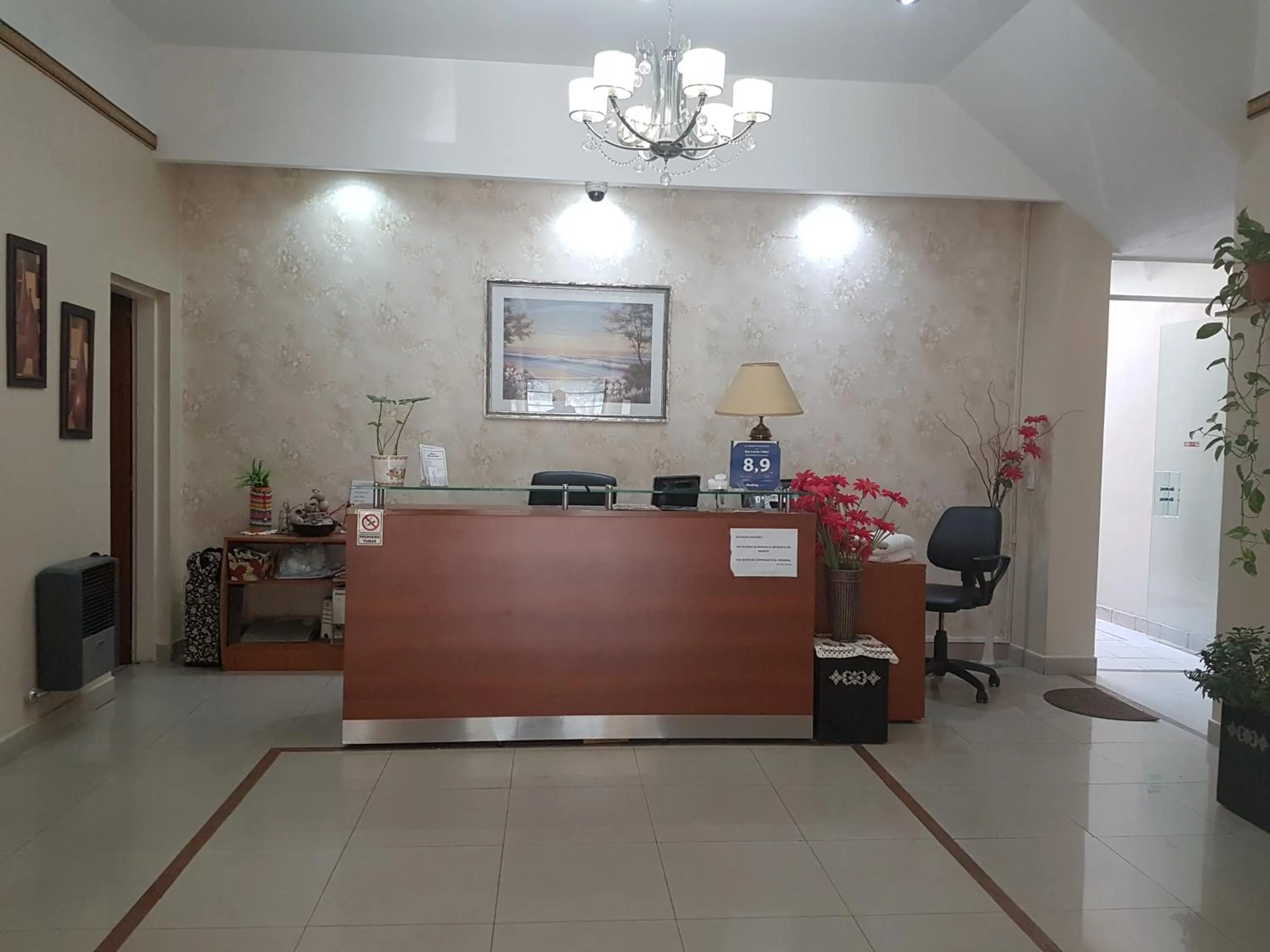 Lobby or reception in San Carlos Hotel