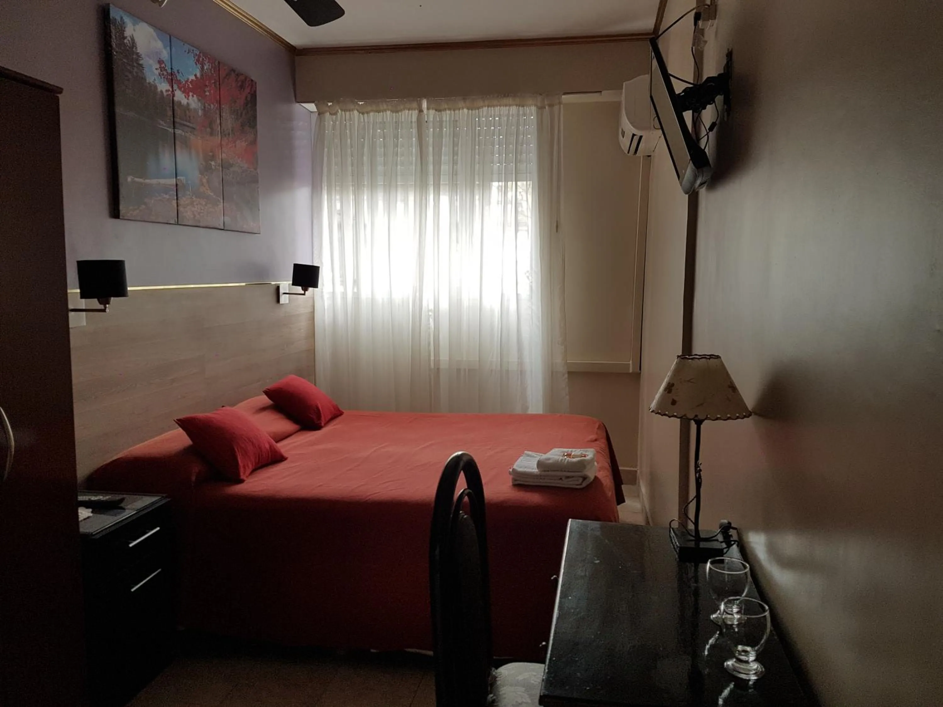 Bed in San Carlos Hotel