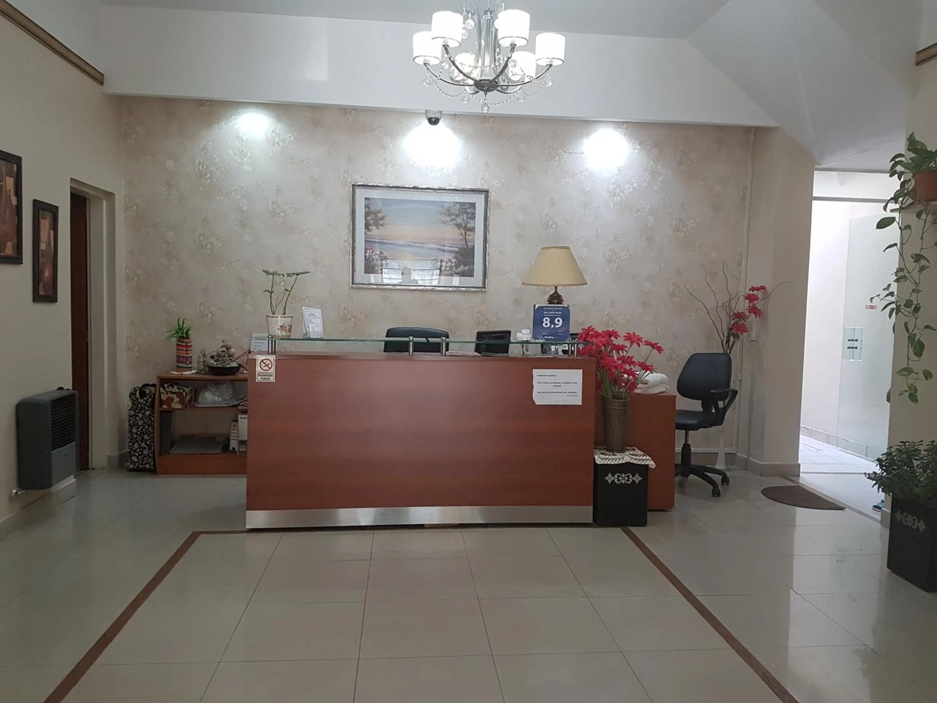 Lobby or reception in San Carlos Hotel