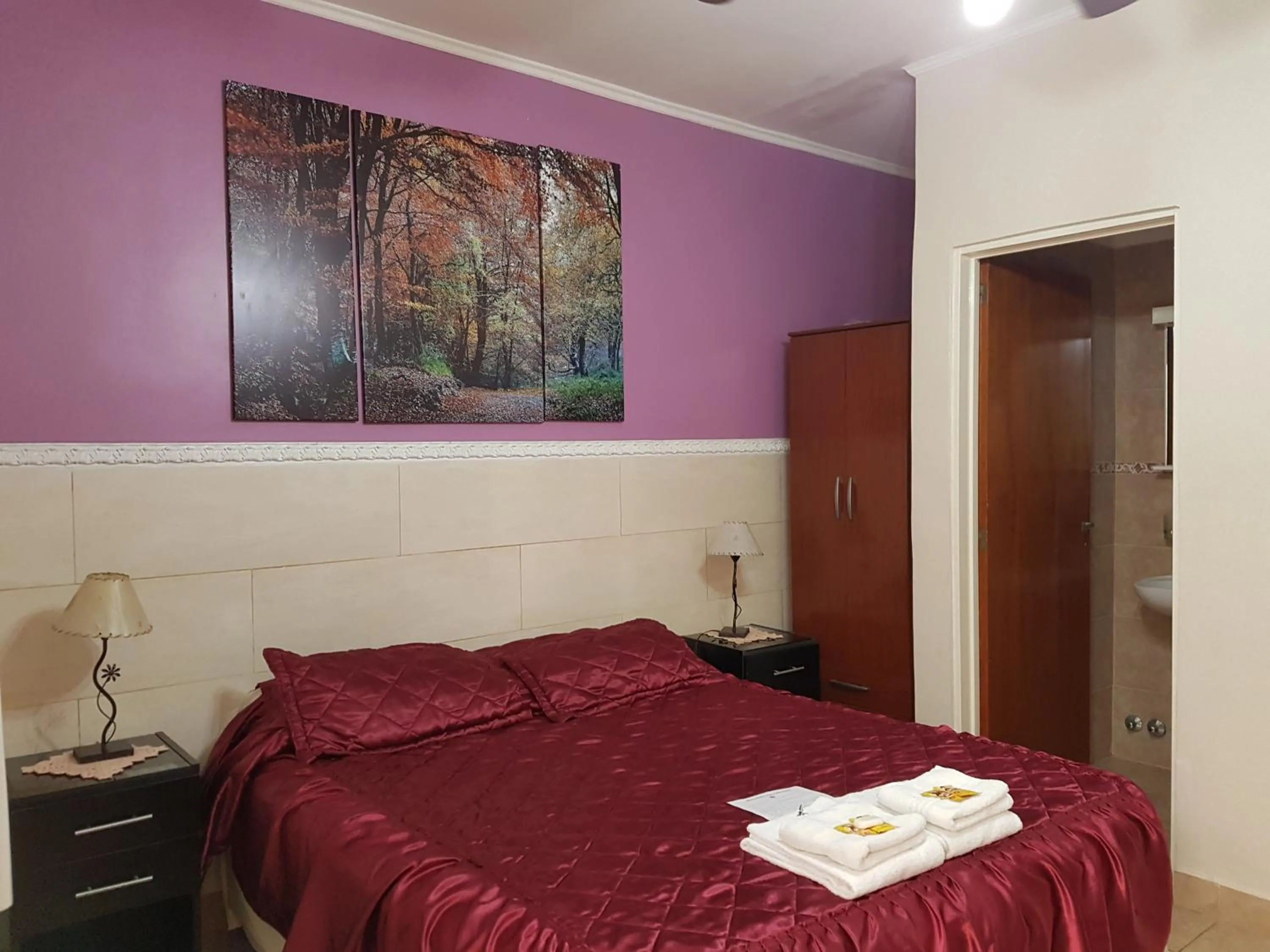 Bed in San Carlos Hotel