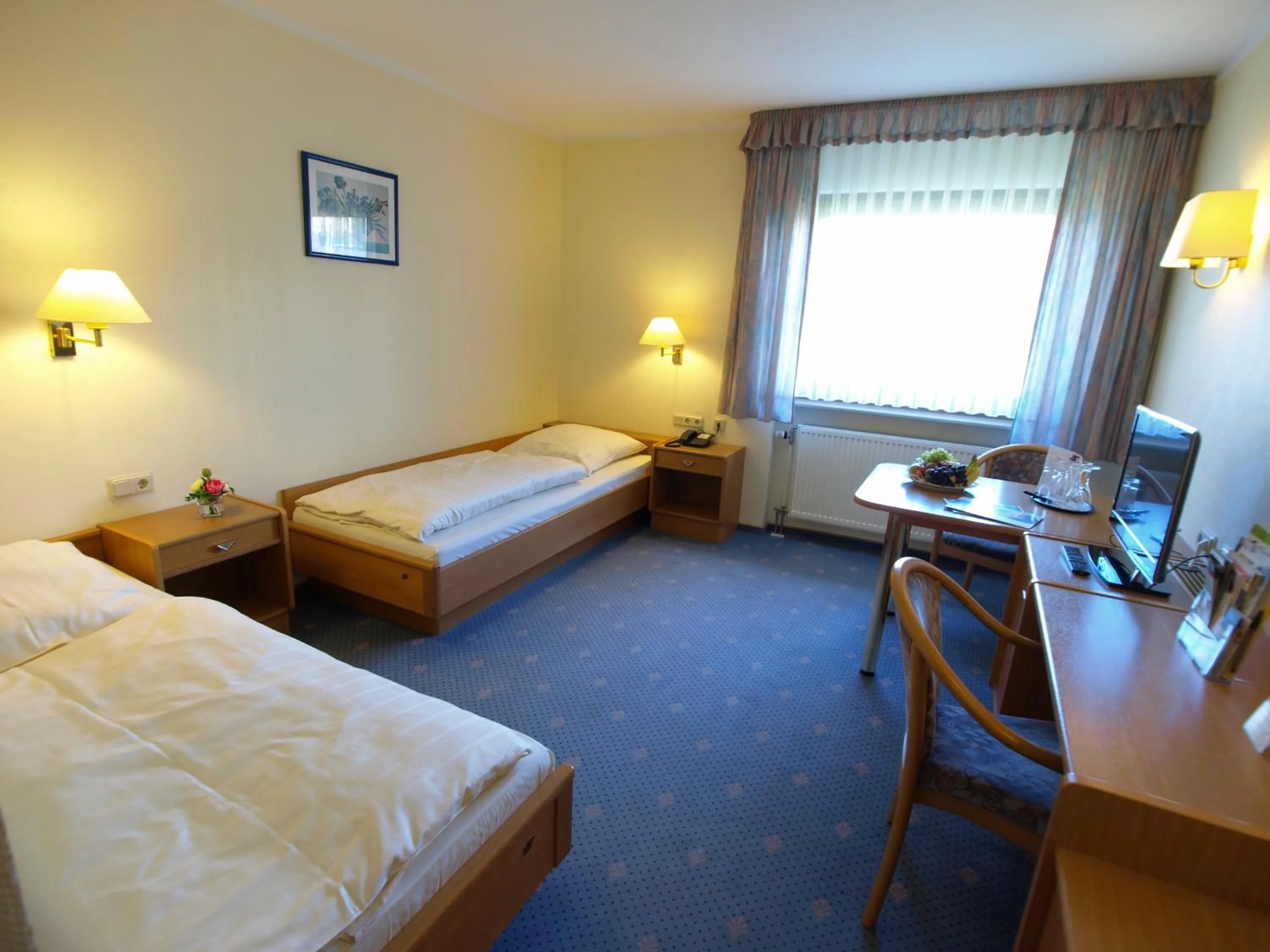 Photo of the whole room, Bed in Hotel Landhaus Silbertanne