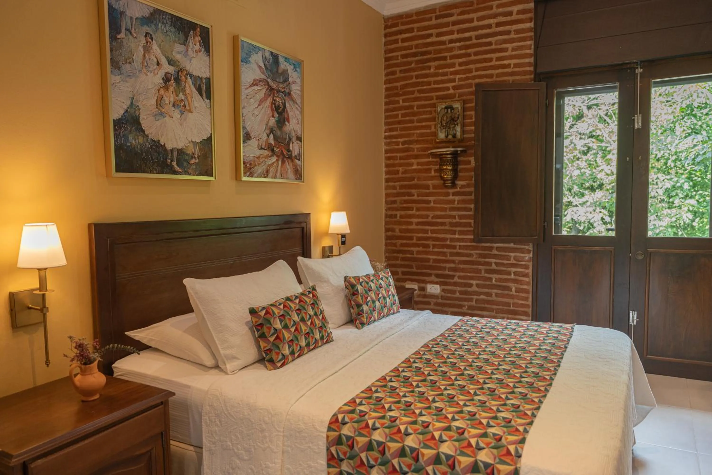 Bed in Hotel Casa La Fe