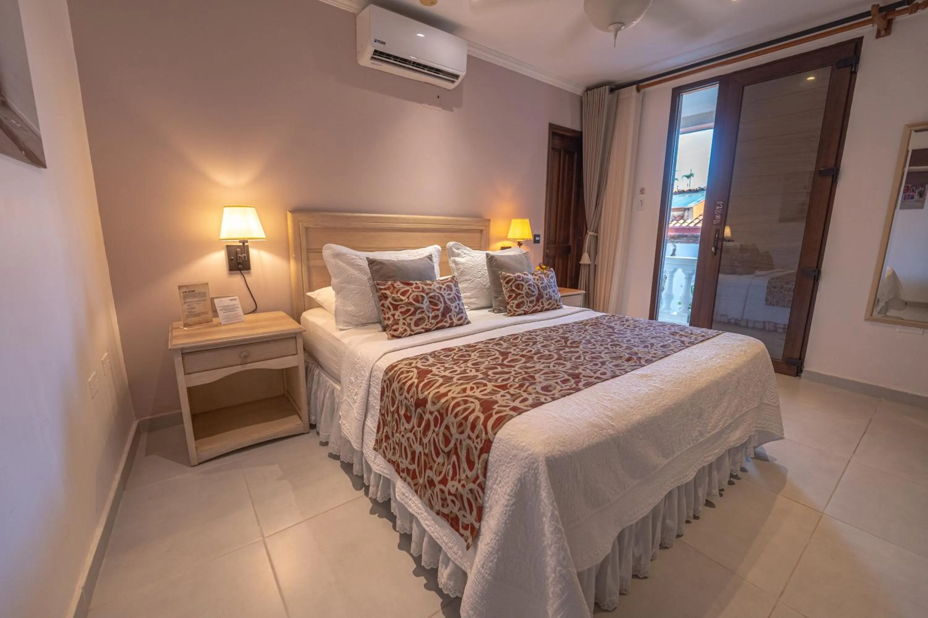 Bed in Hotel Casa La Fe