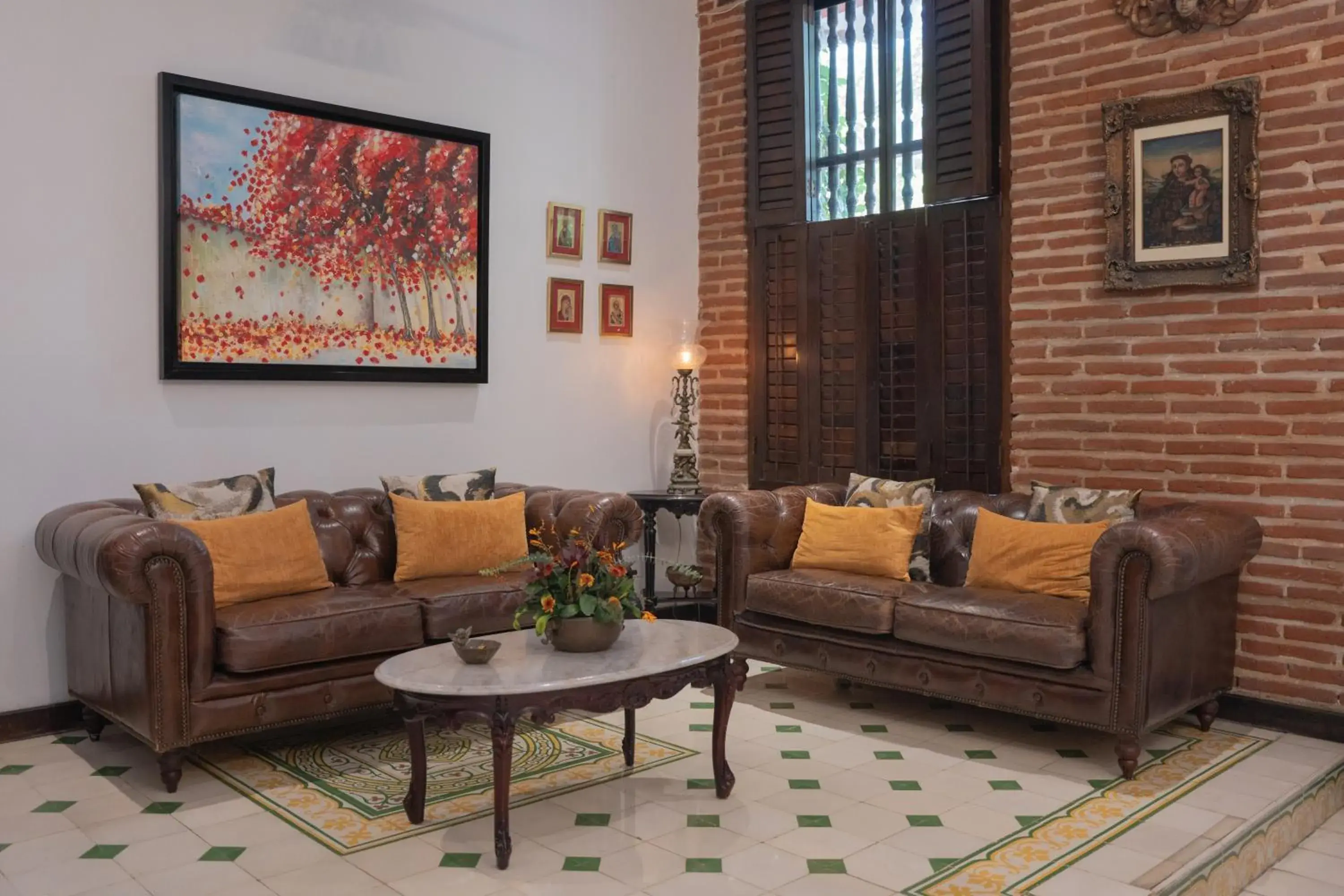 Living room in Hotel Casa La Fe Living room in Hotel Casa La Fe