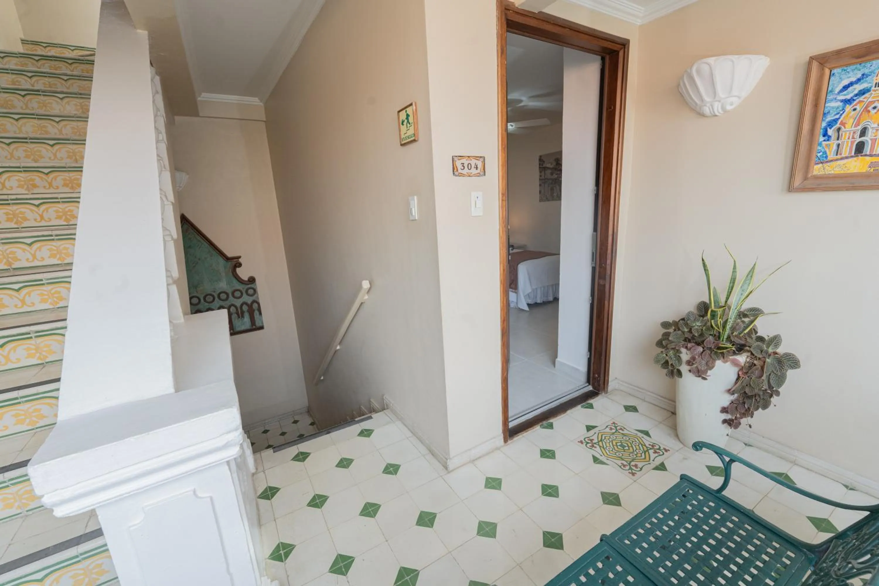 Property building in Hotel Casa La Fe