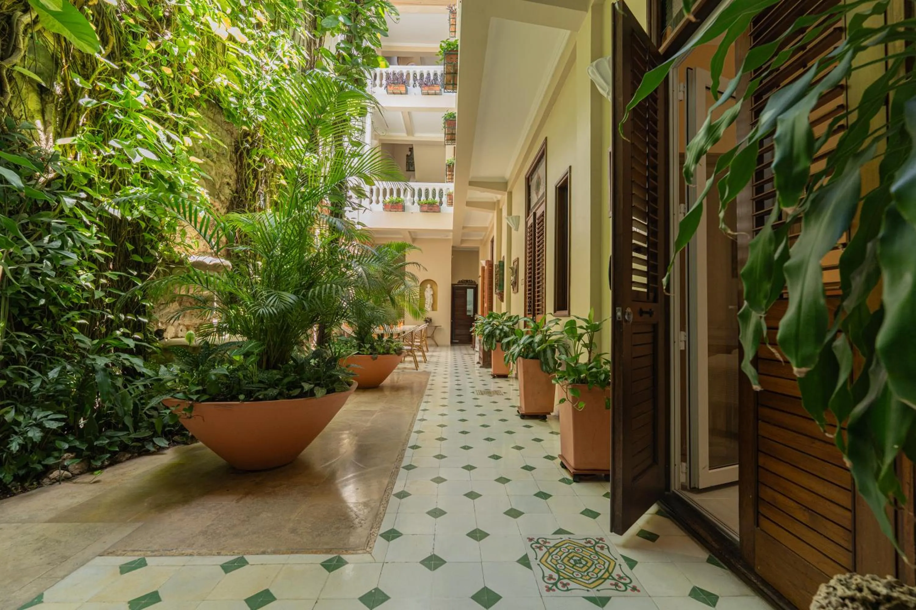 Property building in Hotel Casa La Fe