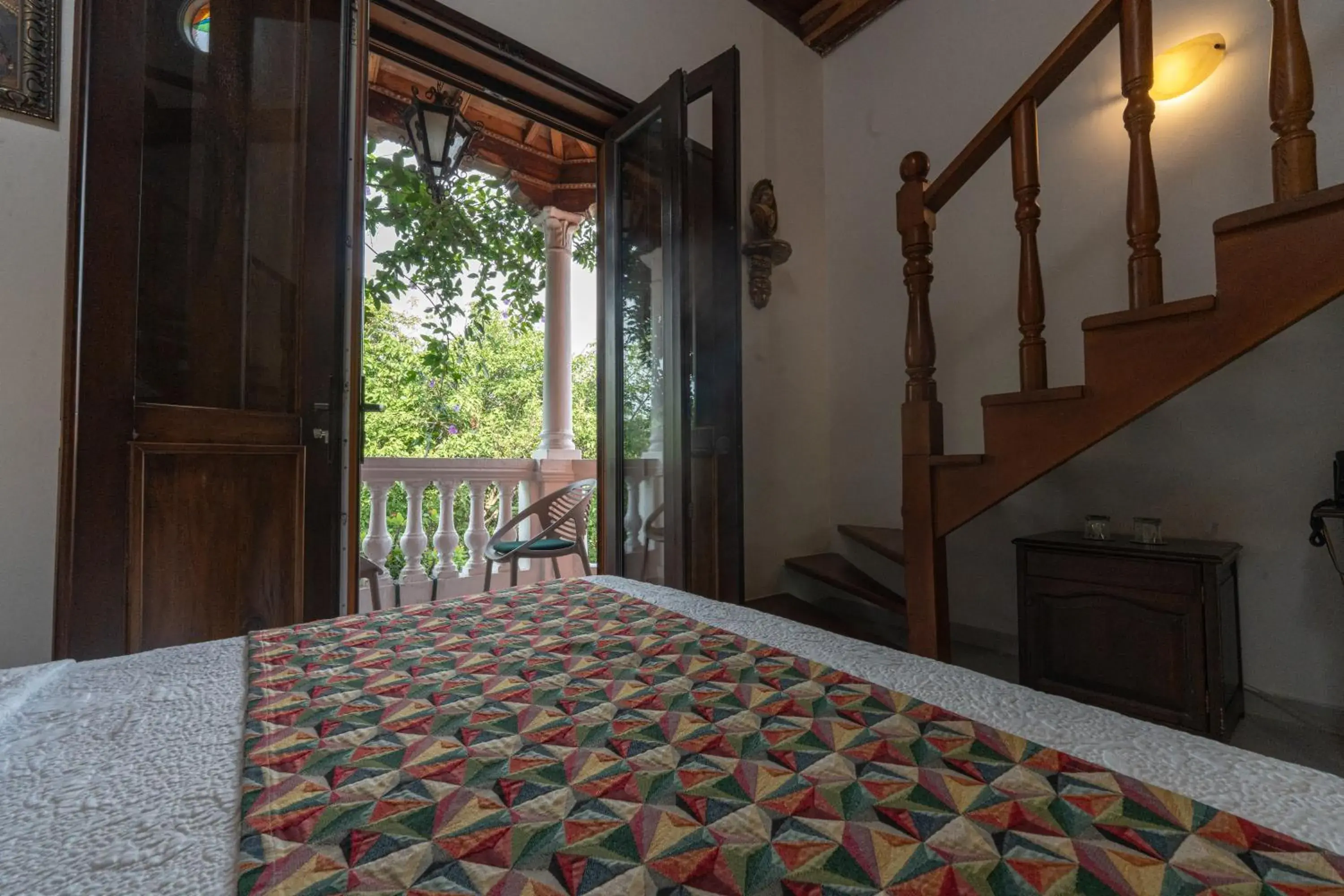 Triple Room with Balcony in Hotel Casa La Fe Triple Room with Balcony in Hotel Casa La Fe