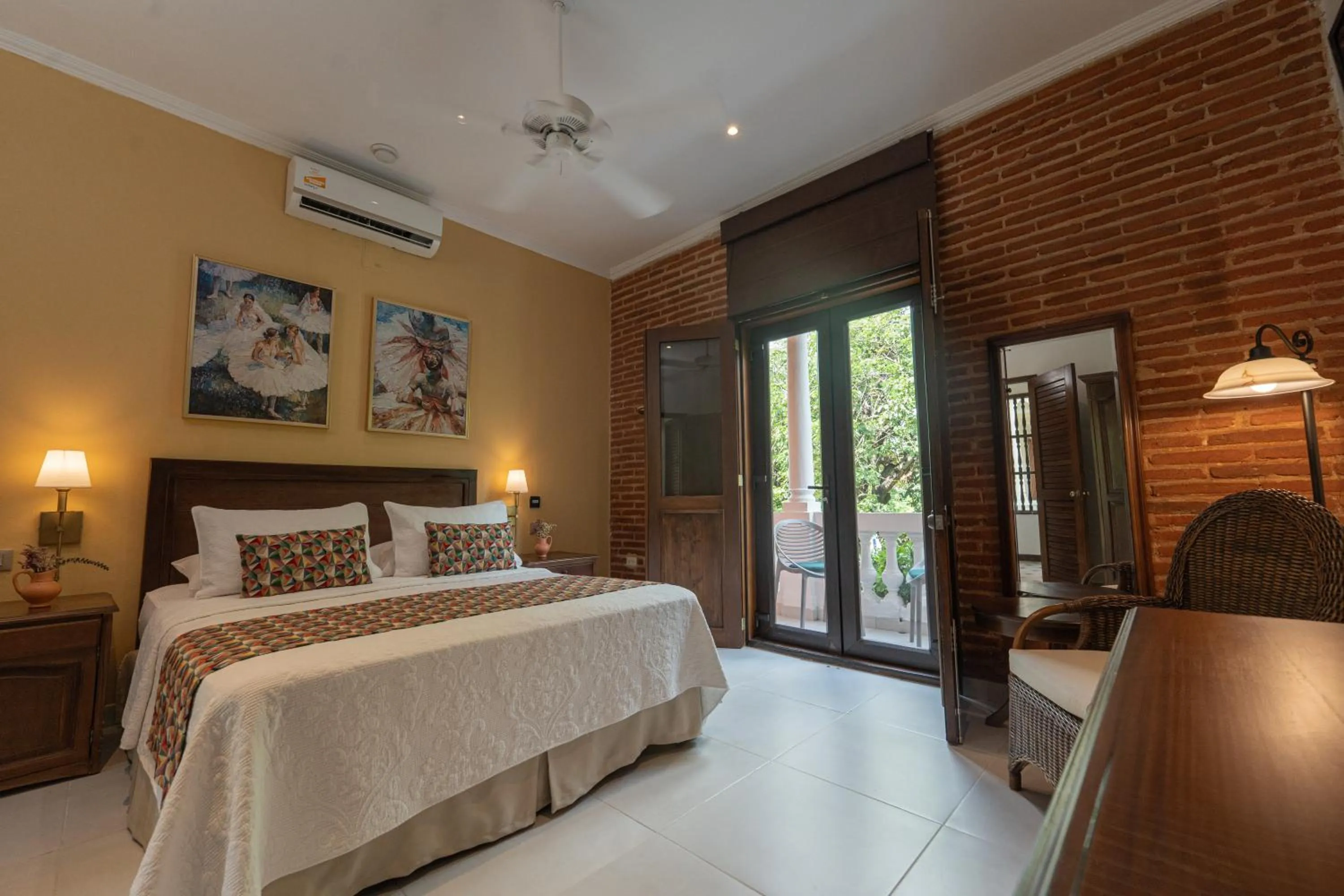 Bed in Hotel Casa La Fe