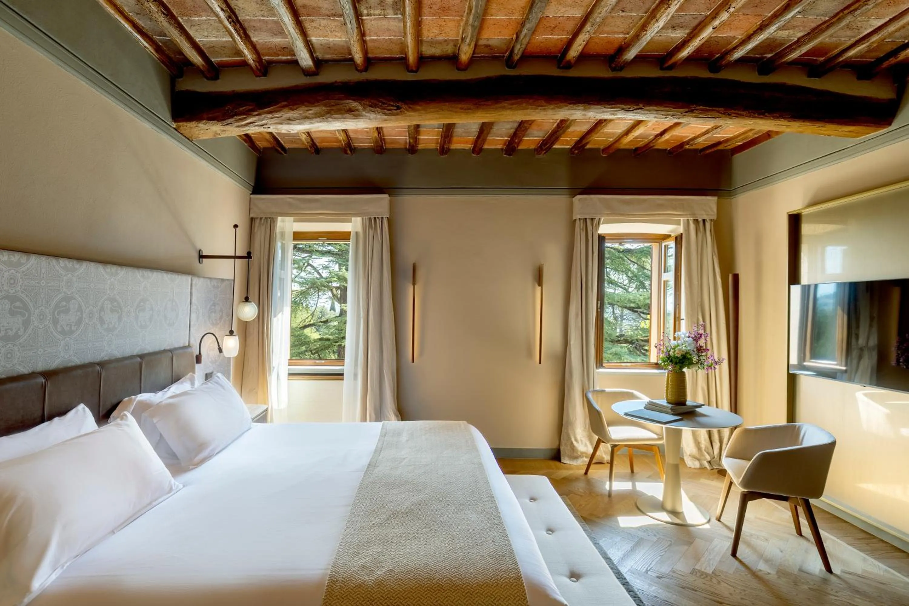 Bedroom, Bed in Borgo Dei Conti Resort Relais & Chateaux
