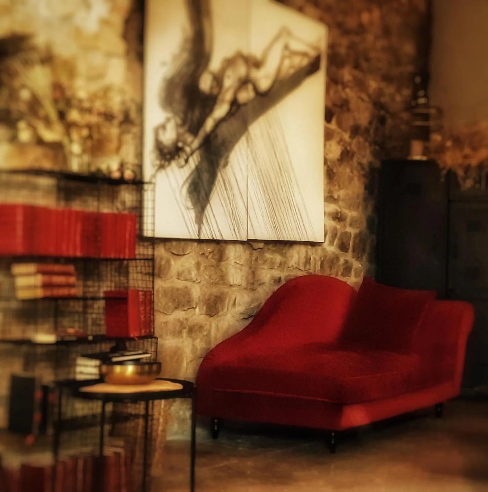 Living room in L'Instant Sévigné