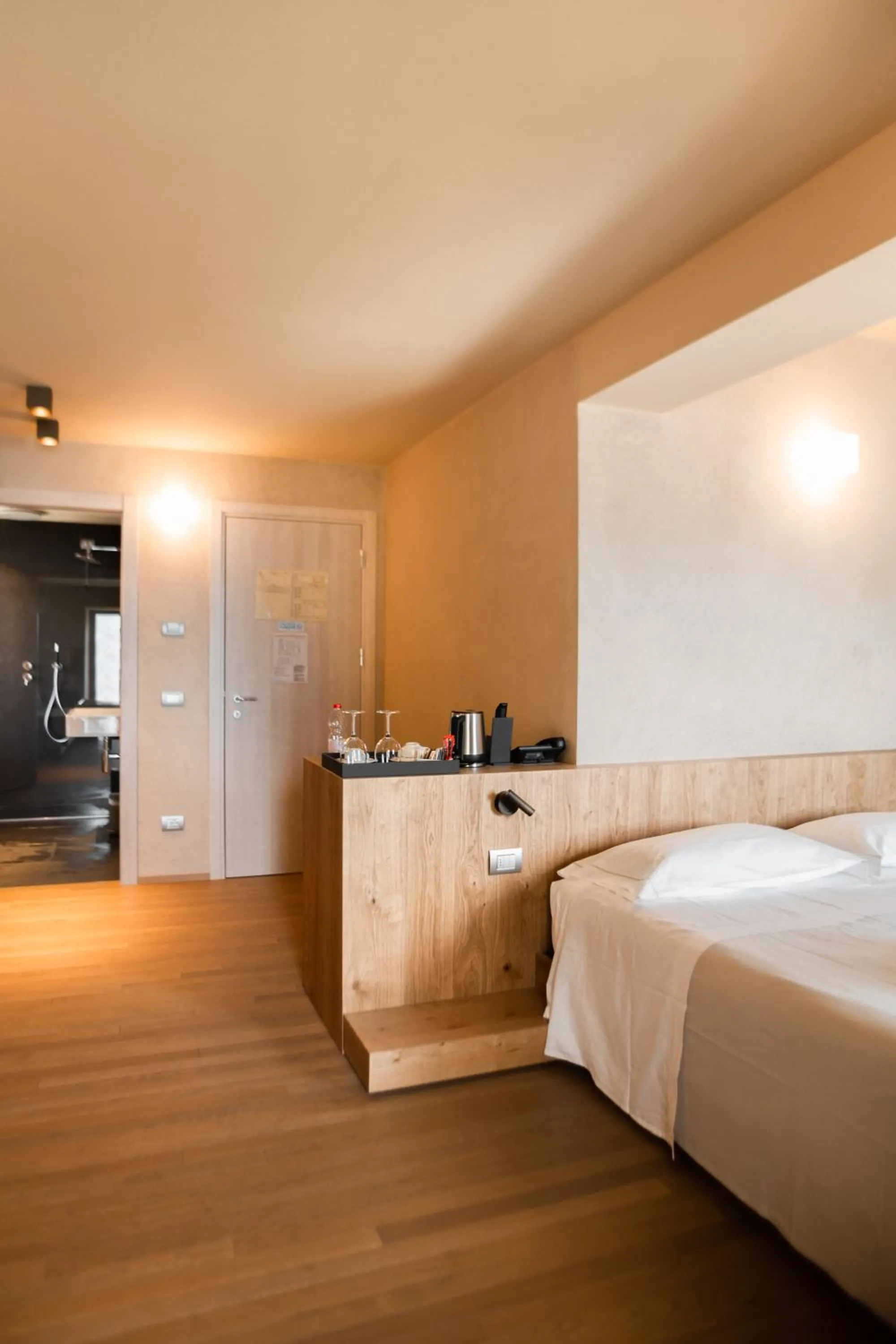 Bed in Hotel Olivedo