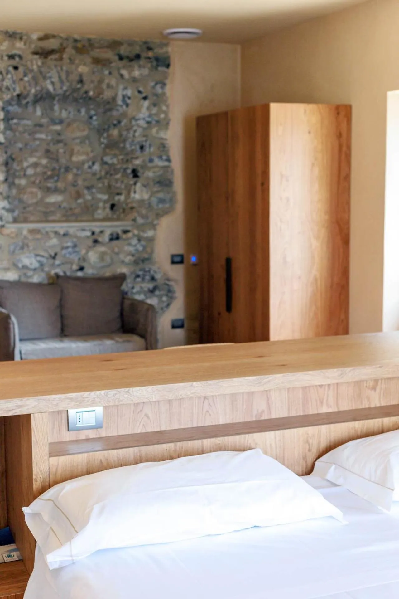 Bed in Hotel Olivedo