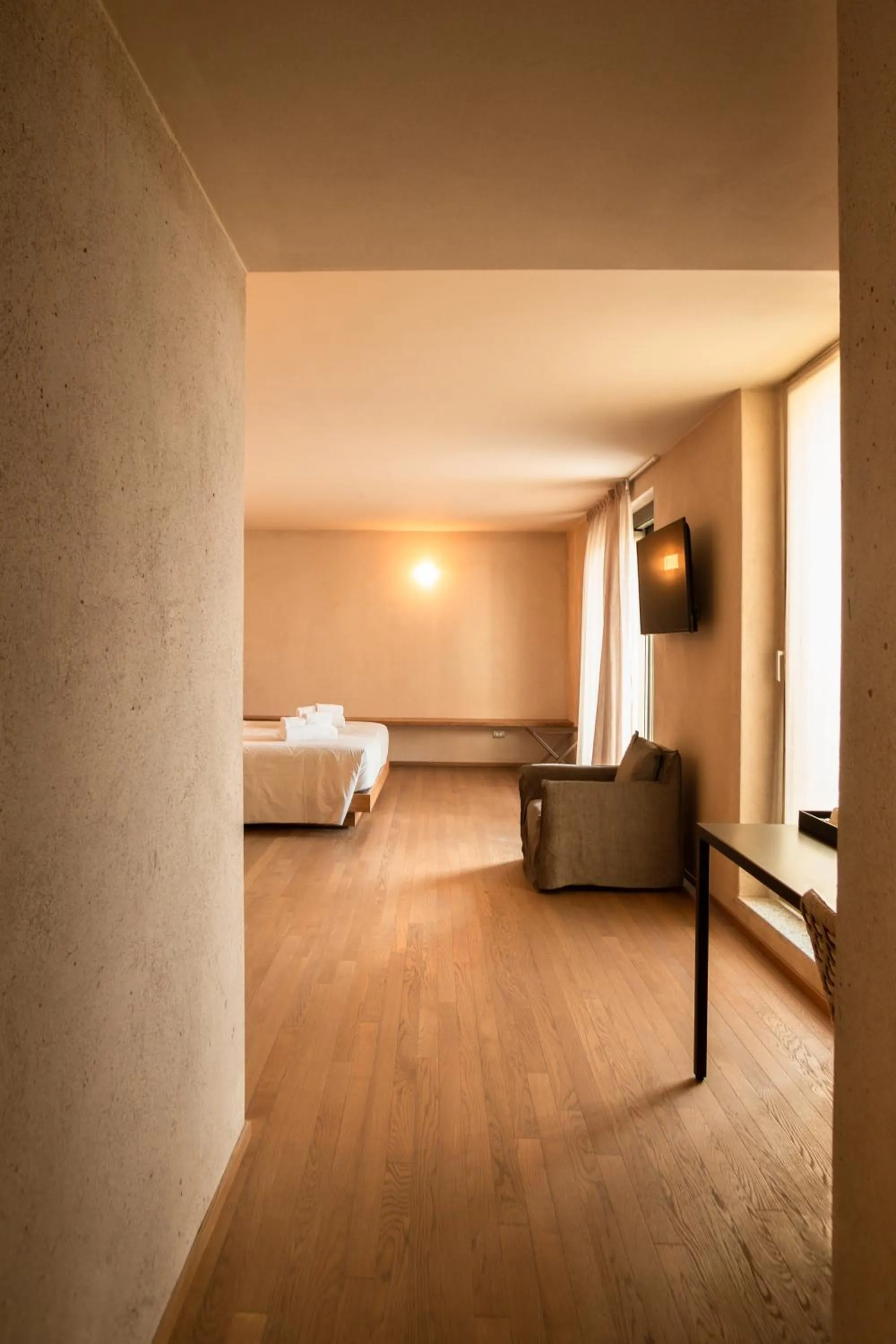 Bed in Hotel Olivedo