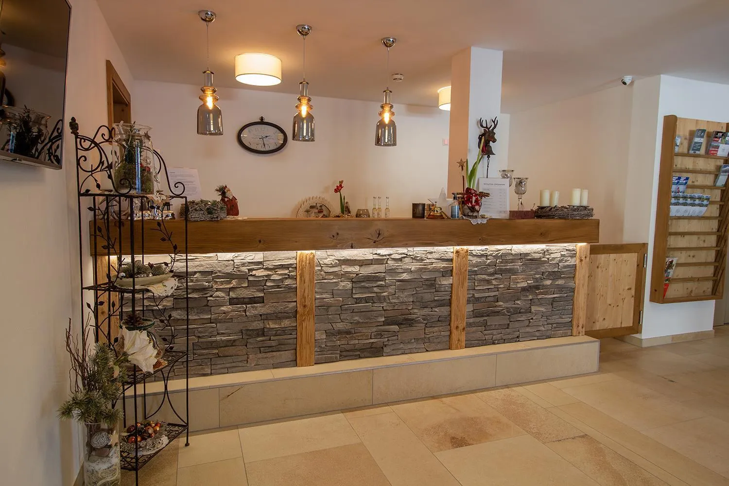 Lobby or reception in Pension Tannenhof