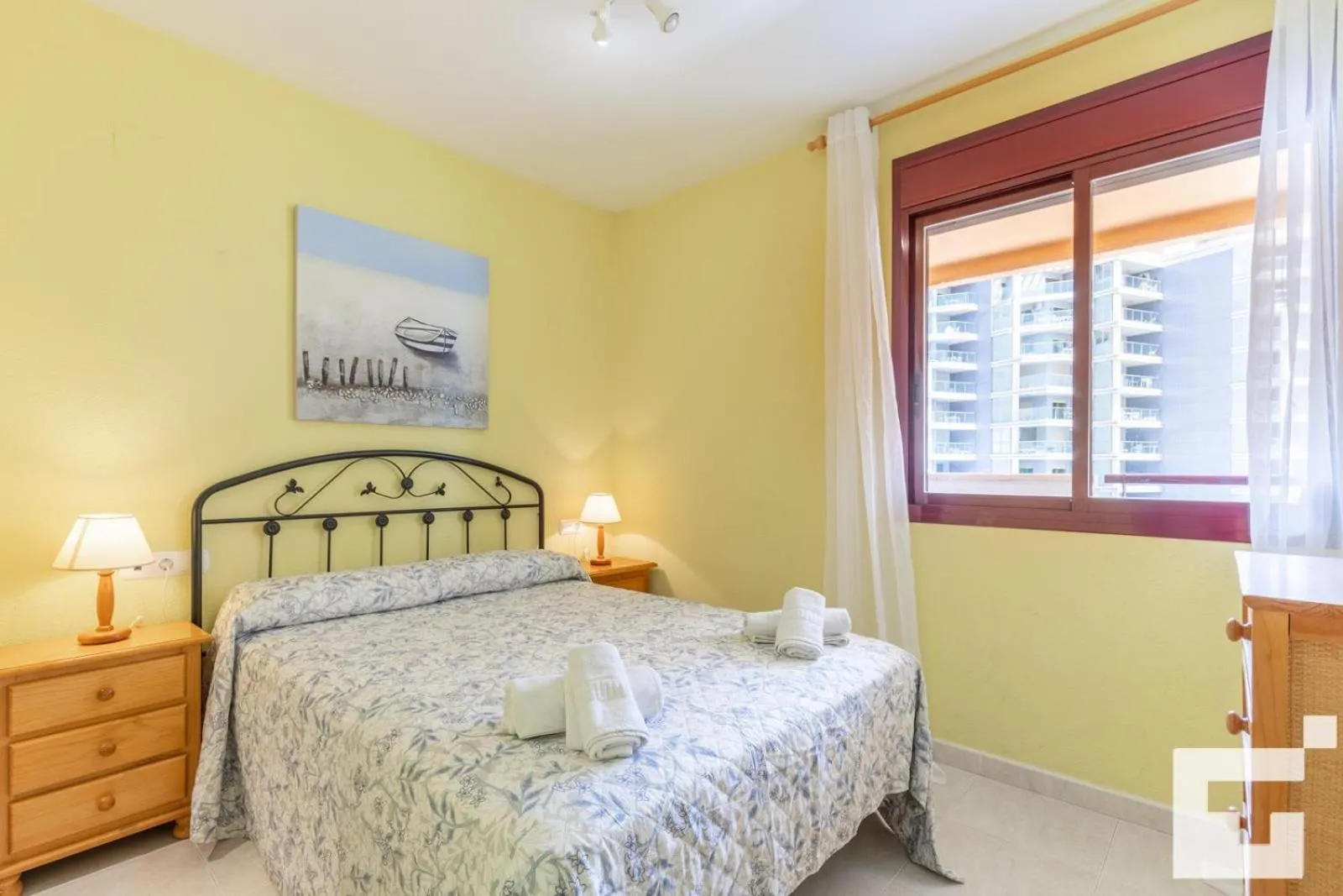 Bathroom, Bed in Apartamento Topacio III 24A - Grupo Turis