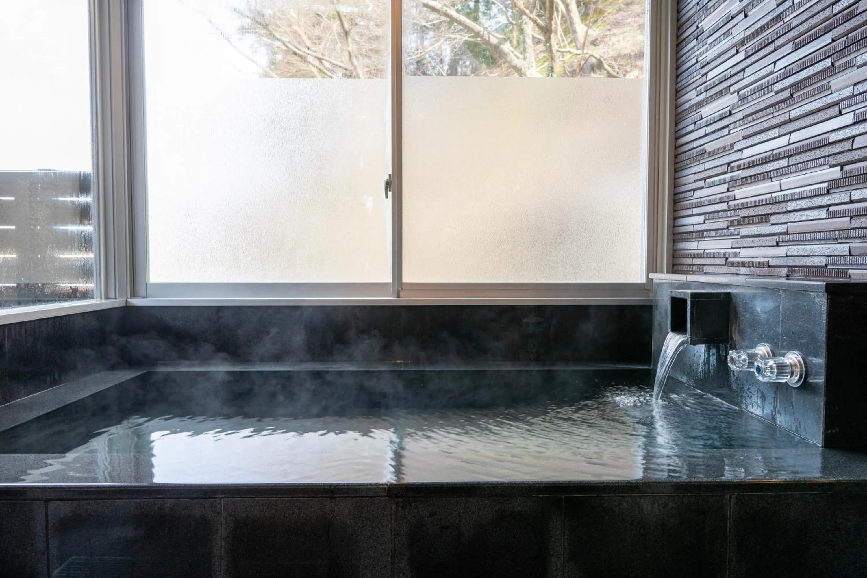 Hot Spring Bath in YUMORI ONSEN HOSTEL