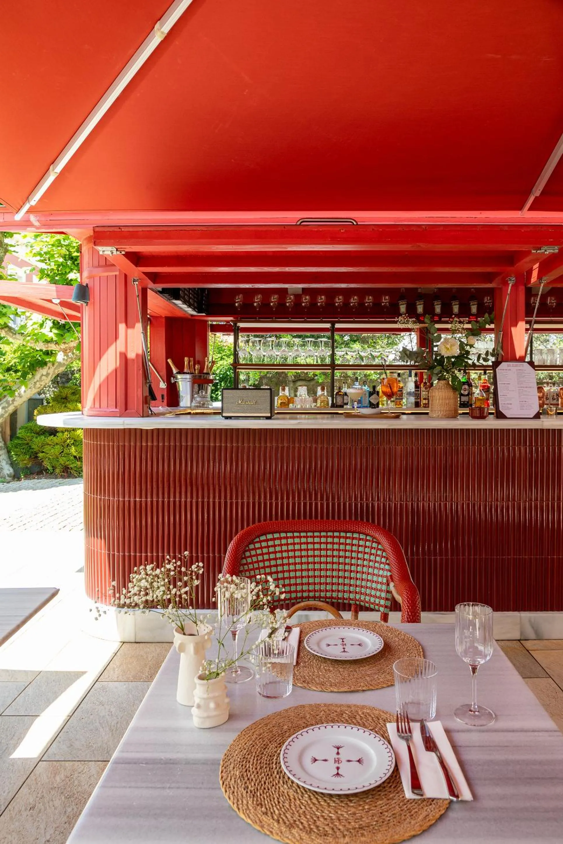 Patio in Hotel de Silhouette