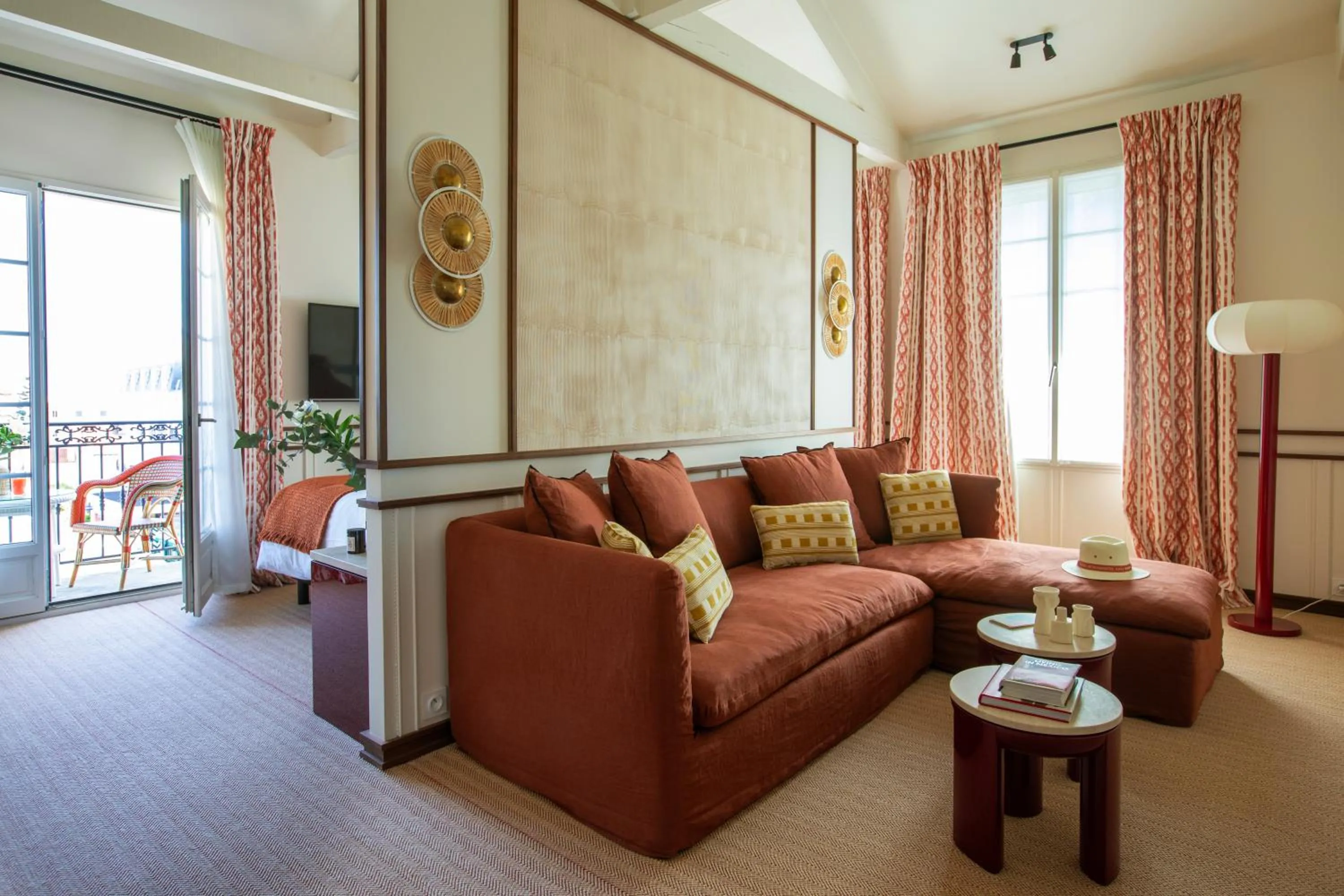 Living room in Hotel de Silhouette