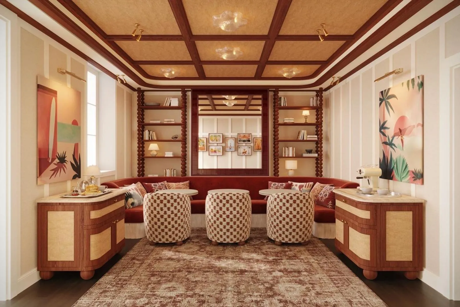 Living room in Hotel de Silhouette