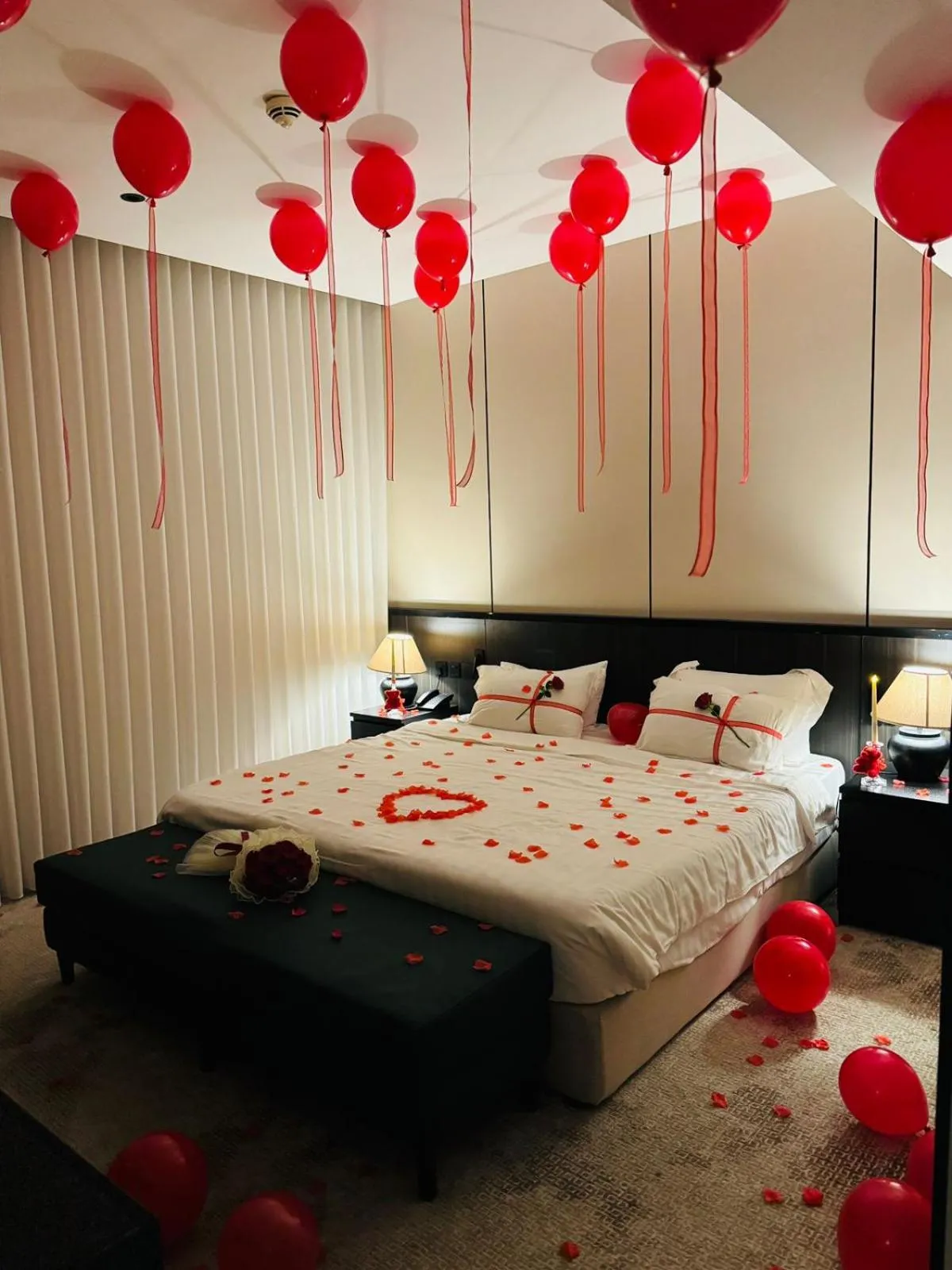 Bed in LeChateau Boutique Hotel