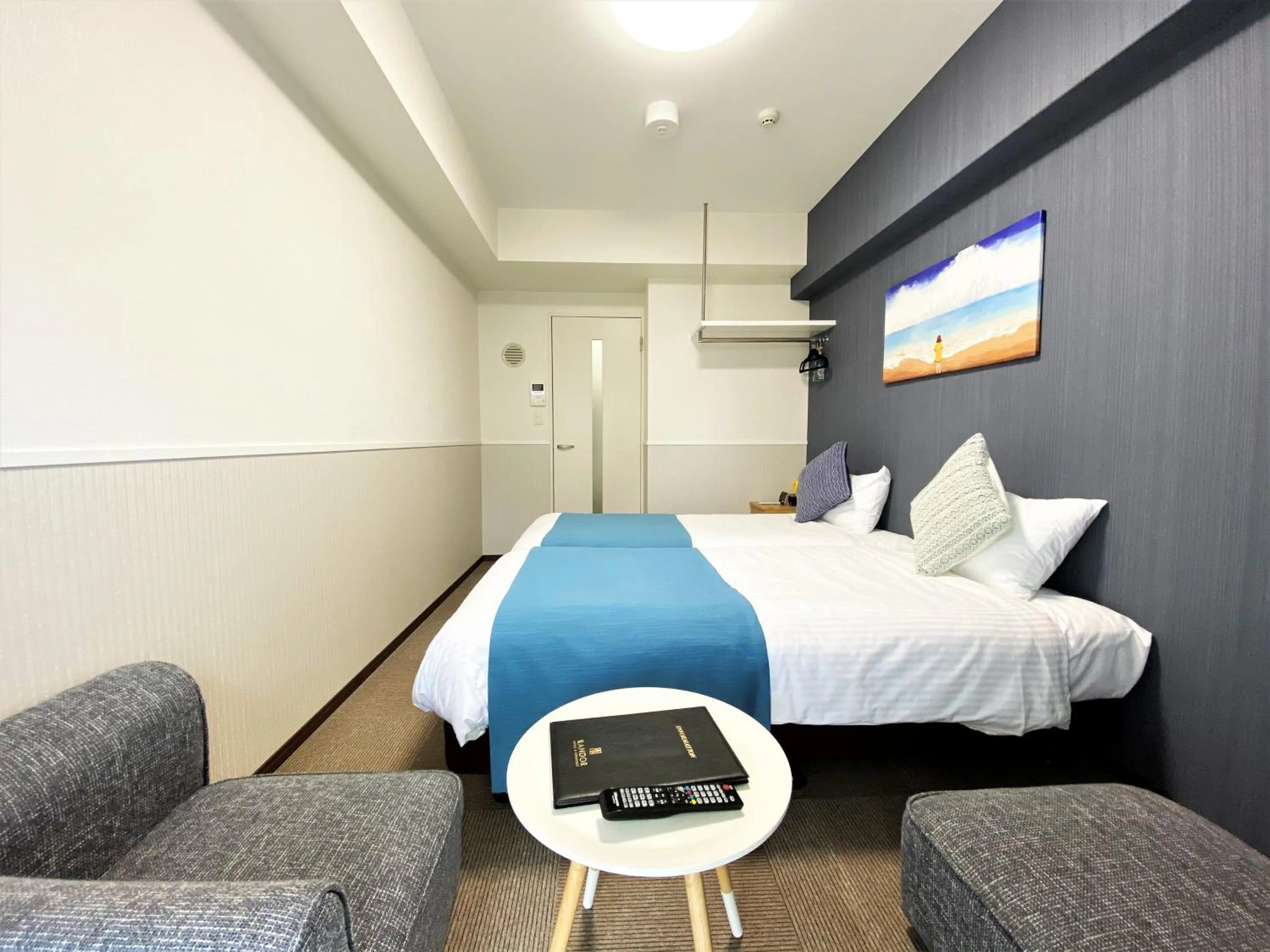 Photo of the whole room, Bed in Randor Hotel Fukuoka