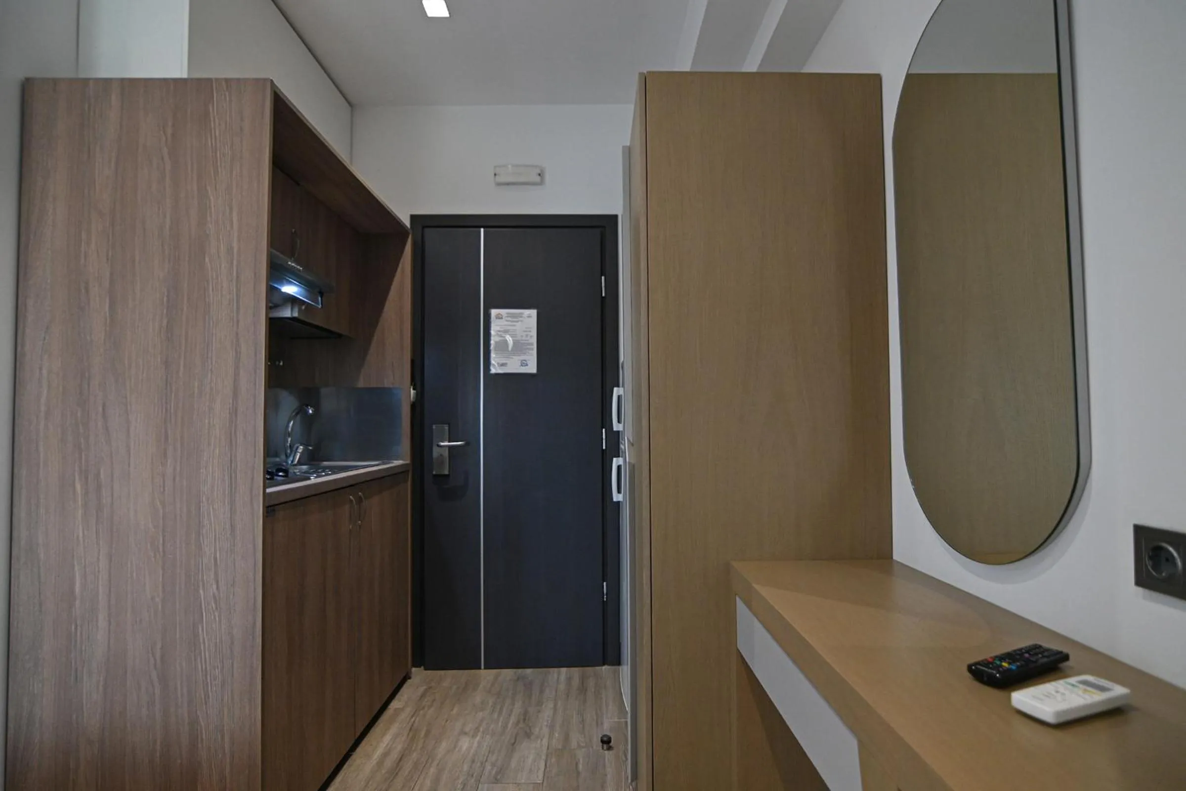 Kitchen or kitchenette in Amalia Rooms Sea View