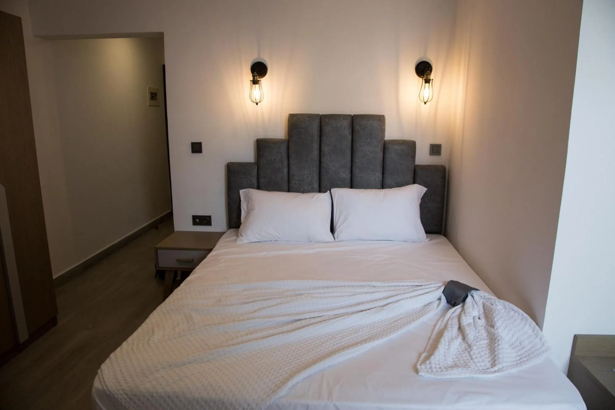 Bedroom, Bed in Amalia Rooms Sea View