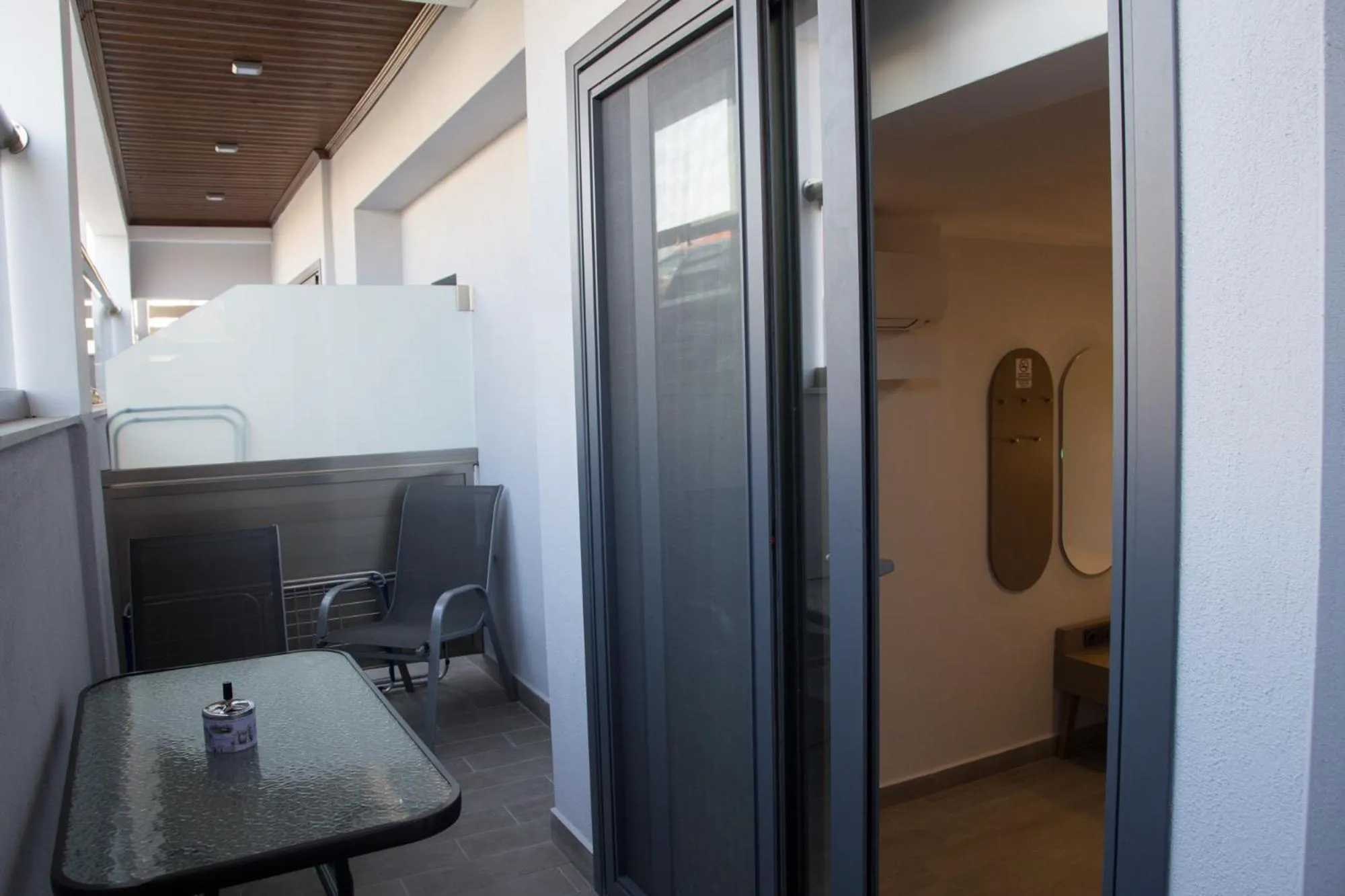 Balcony/Terrace in Amalia Rooms Sea View