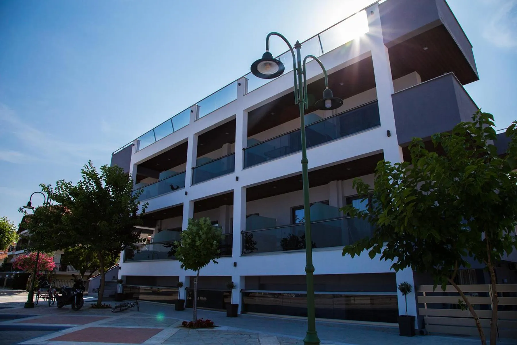 Facade/entrance in Amalia Rooms Sea View