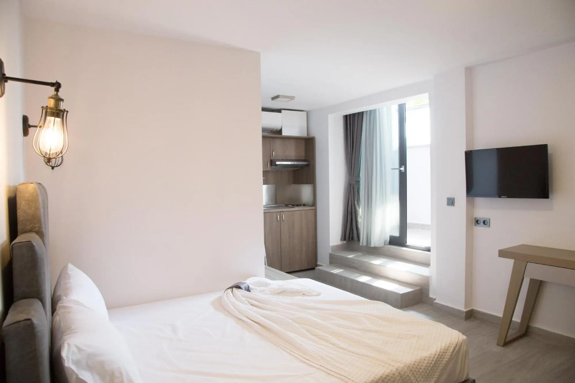 Bedroom, Bed in Amalia Rooms Sea View