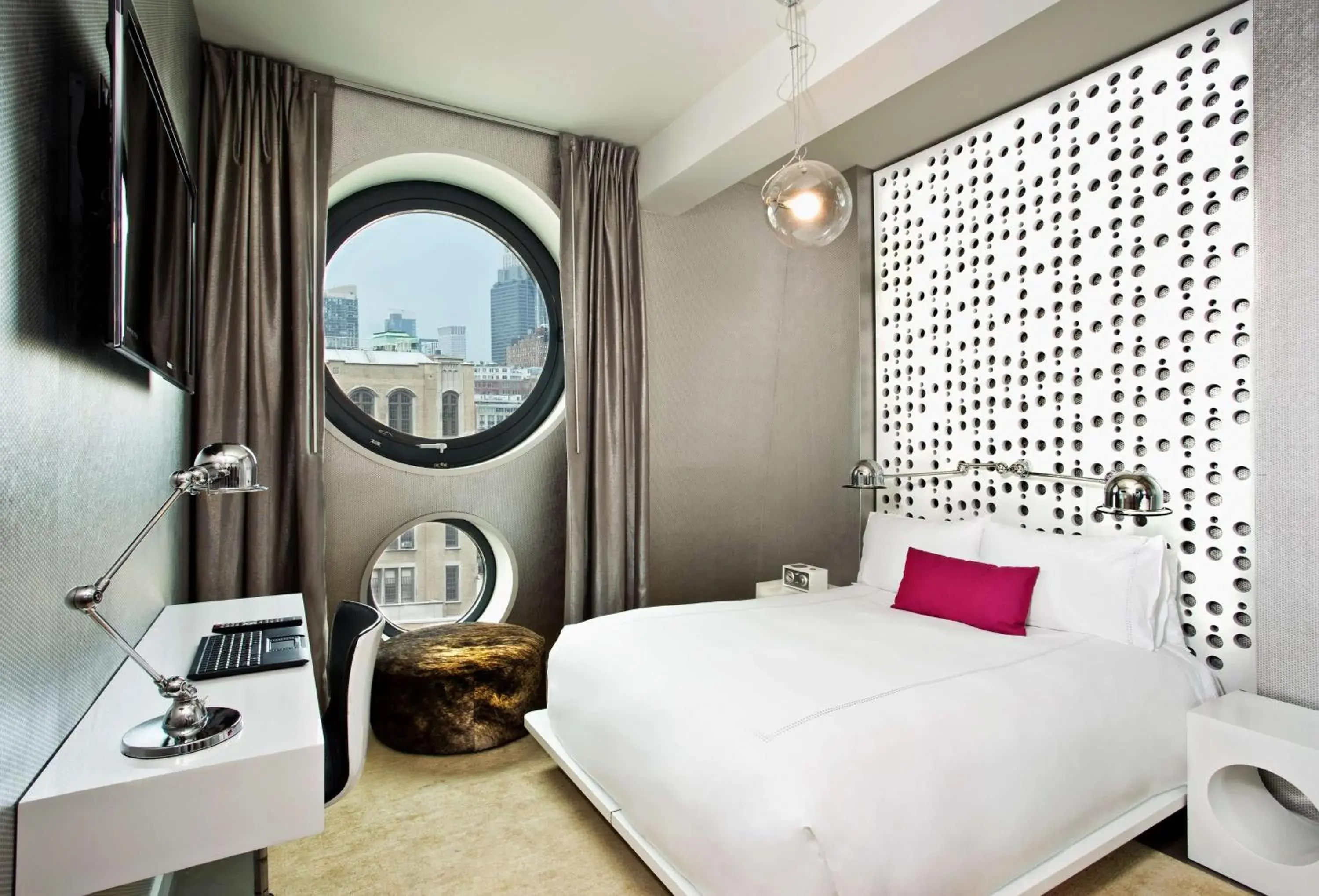 Bedroom, Bed in Dream Downtown, by Hyatt Bedroom, Bed in Dream Downtown, by Hyatt