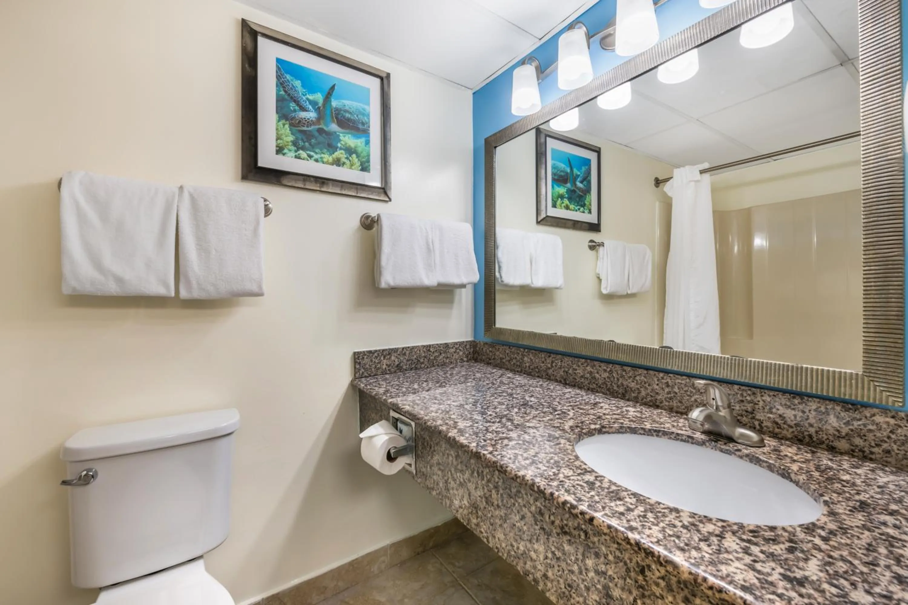 Bathroom in Tropical Winds Resort Hotel