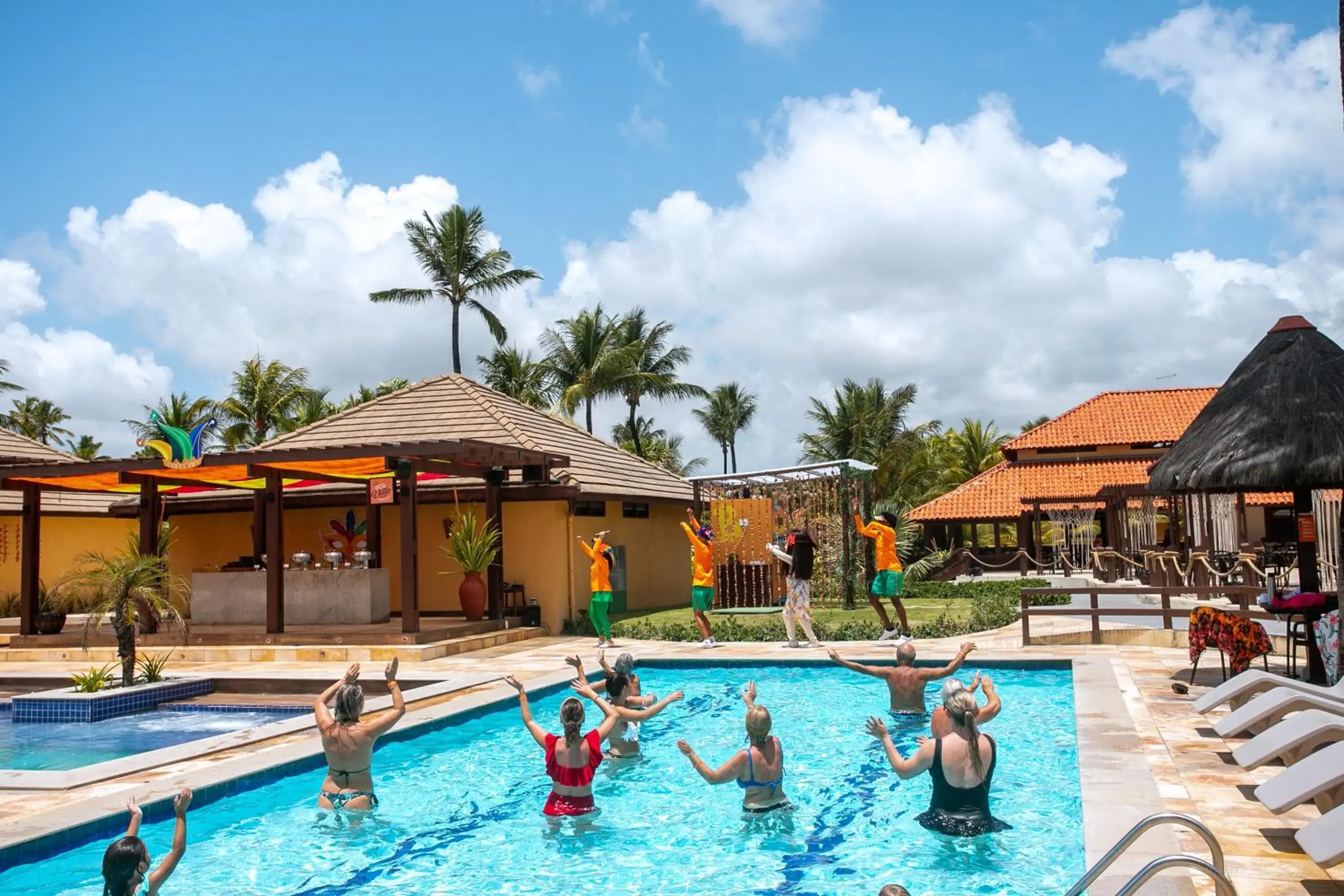 Pool view in Ocaporã Hotel All Inclusive Pool view in Ocaporã Hotel All Inclusive