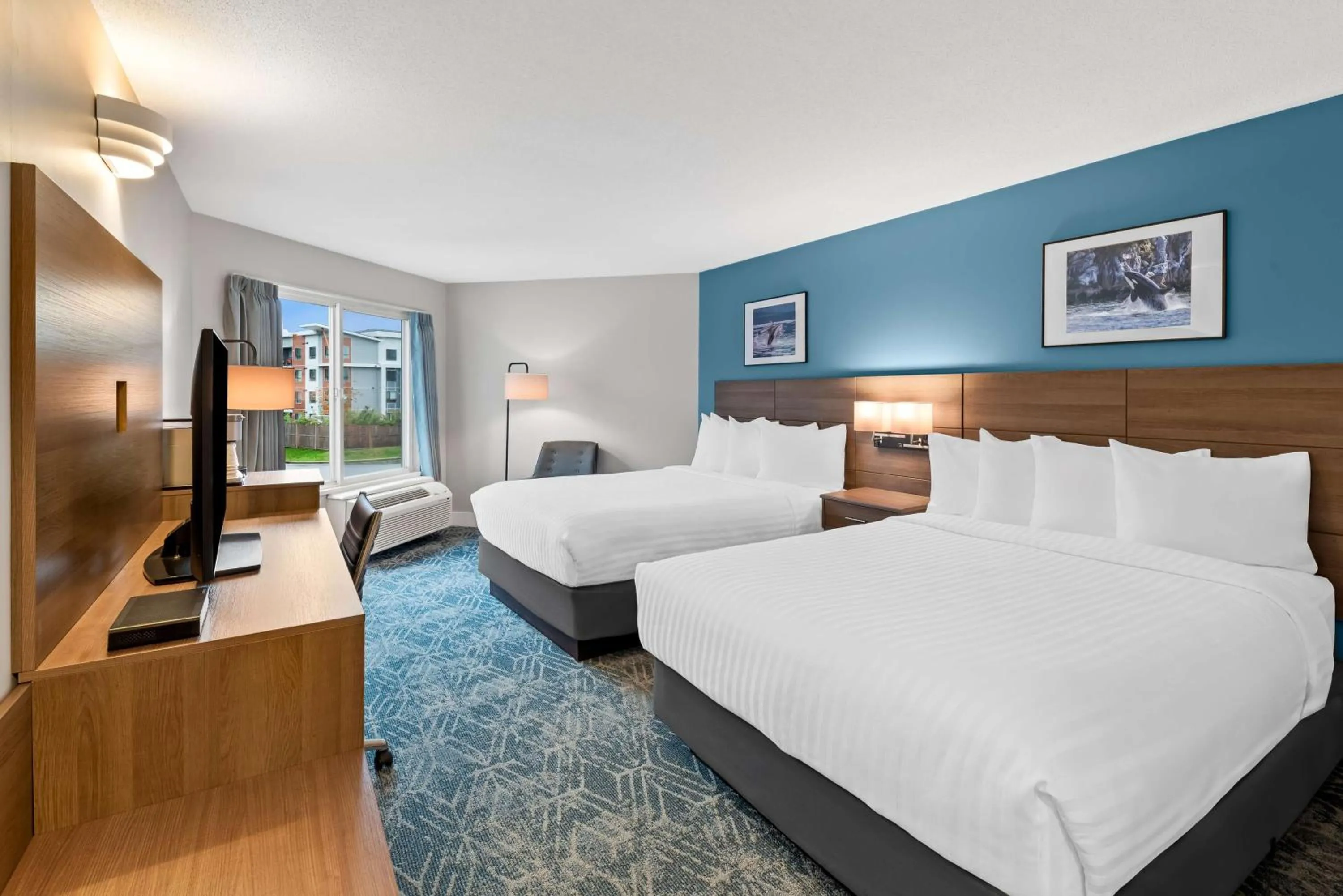 Bedroom, Bed in Travelodge by Wyndham Parksville