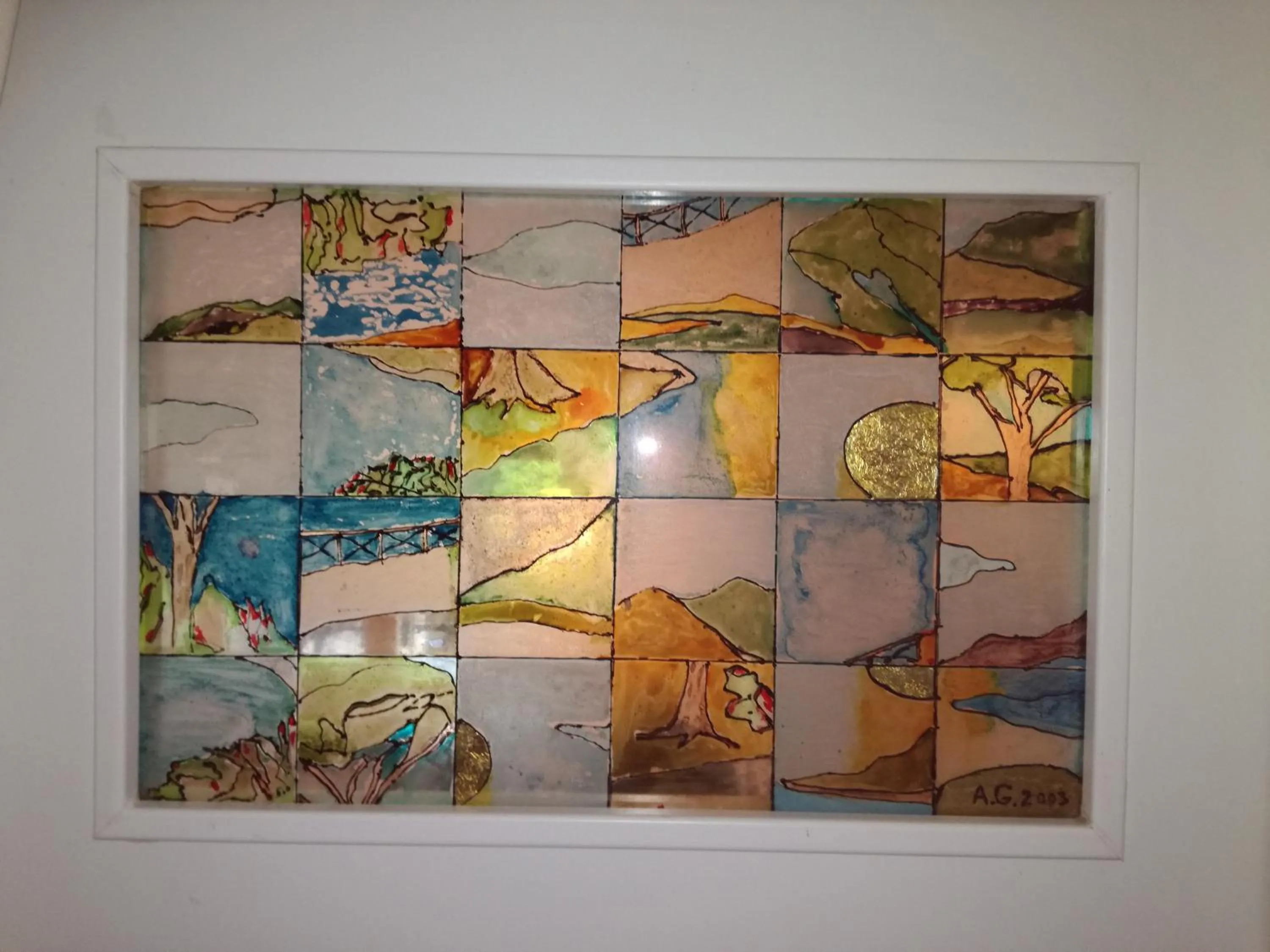 Decorative detail in Poderi di Tragliatella