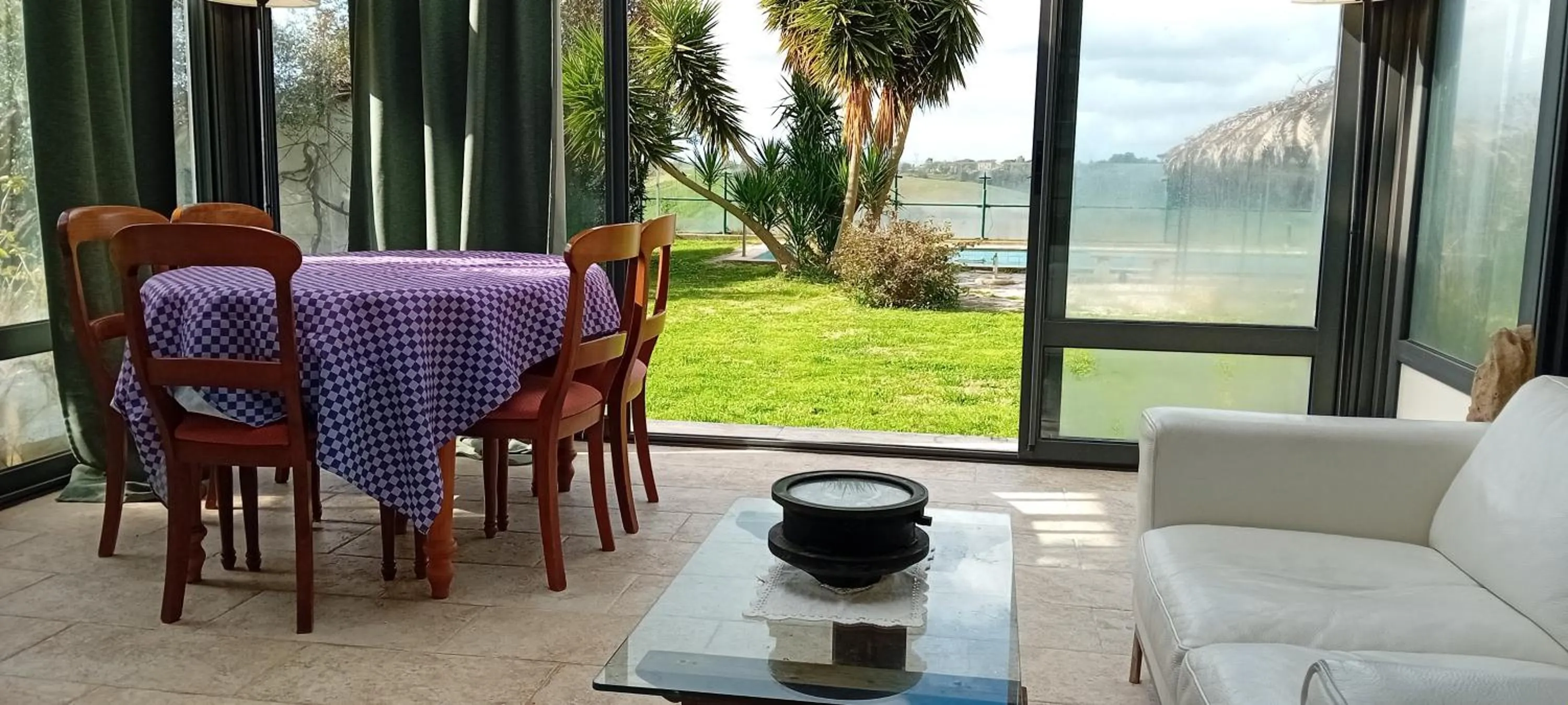 Garden view in Poderi di Tragliatella