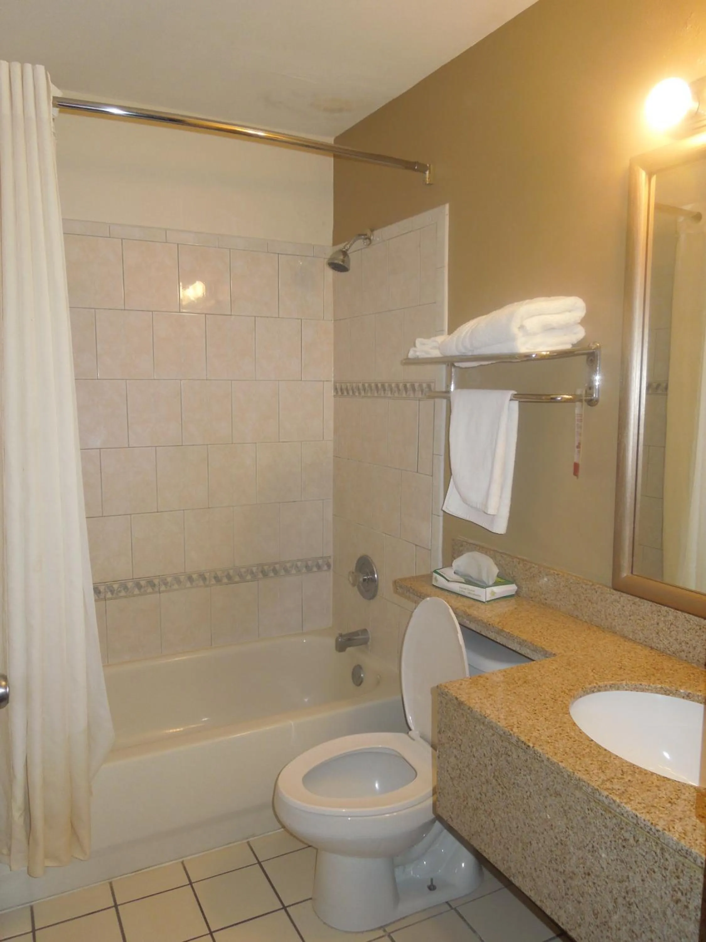 Bathroom in Super 8 by Wyndham Waldorf