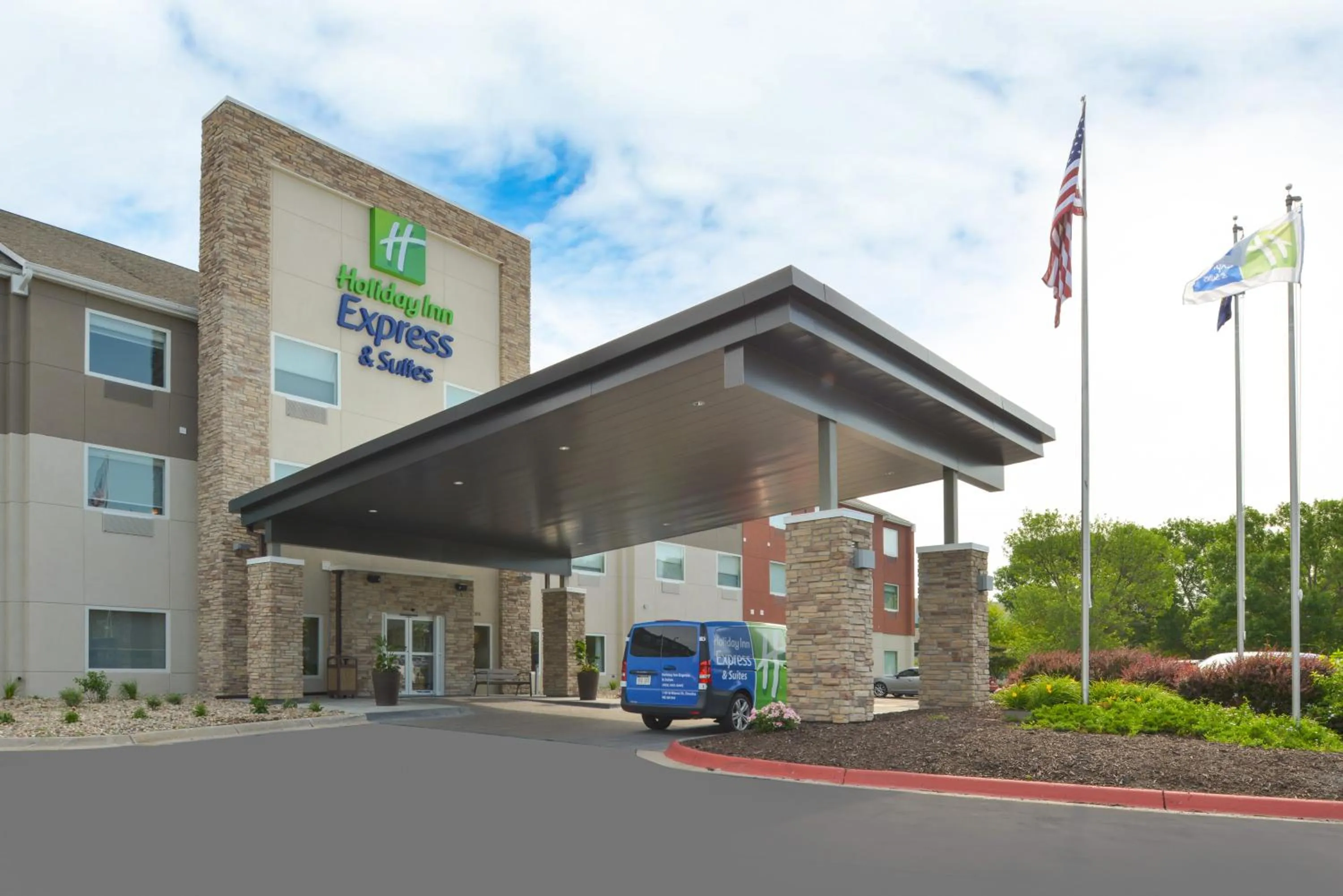 Property building in Holiday Inn Express & Suites - Omaha - 120th and Maple by IHG