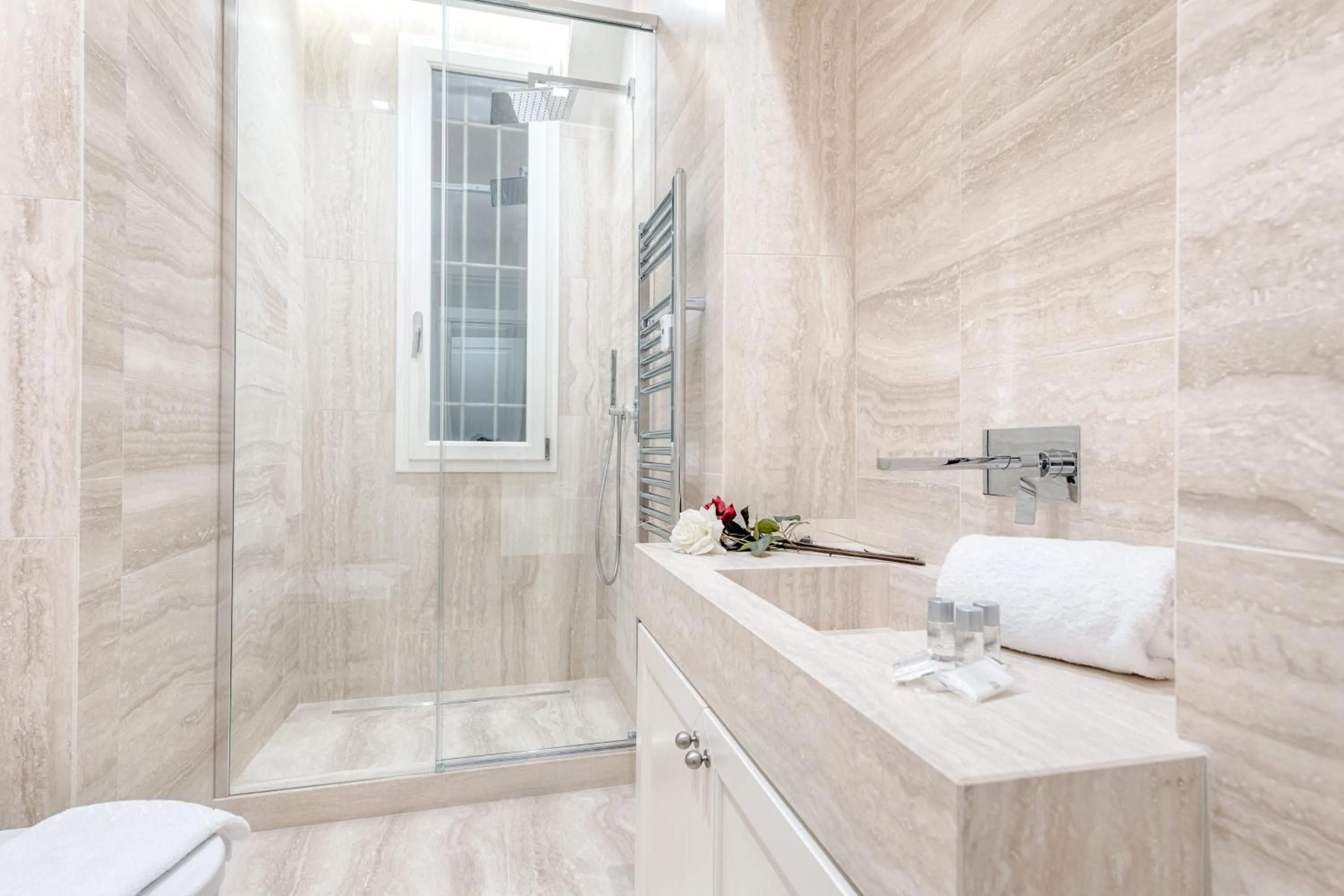 Shower in Luxury Blue River by Mmega