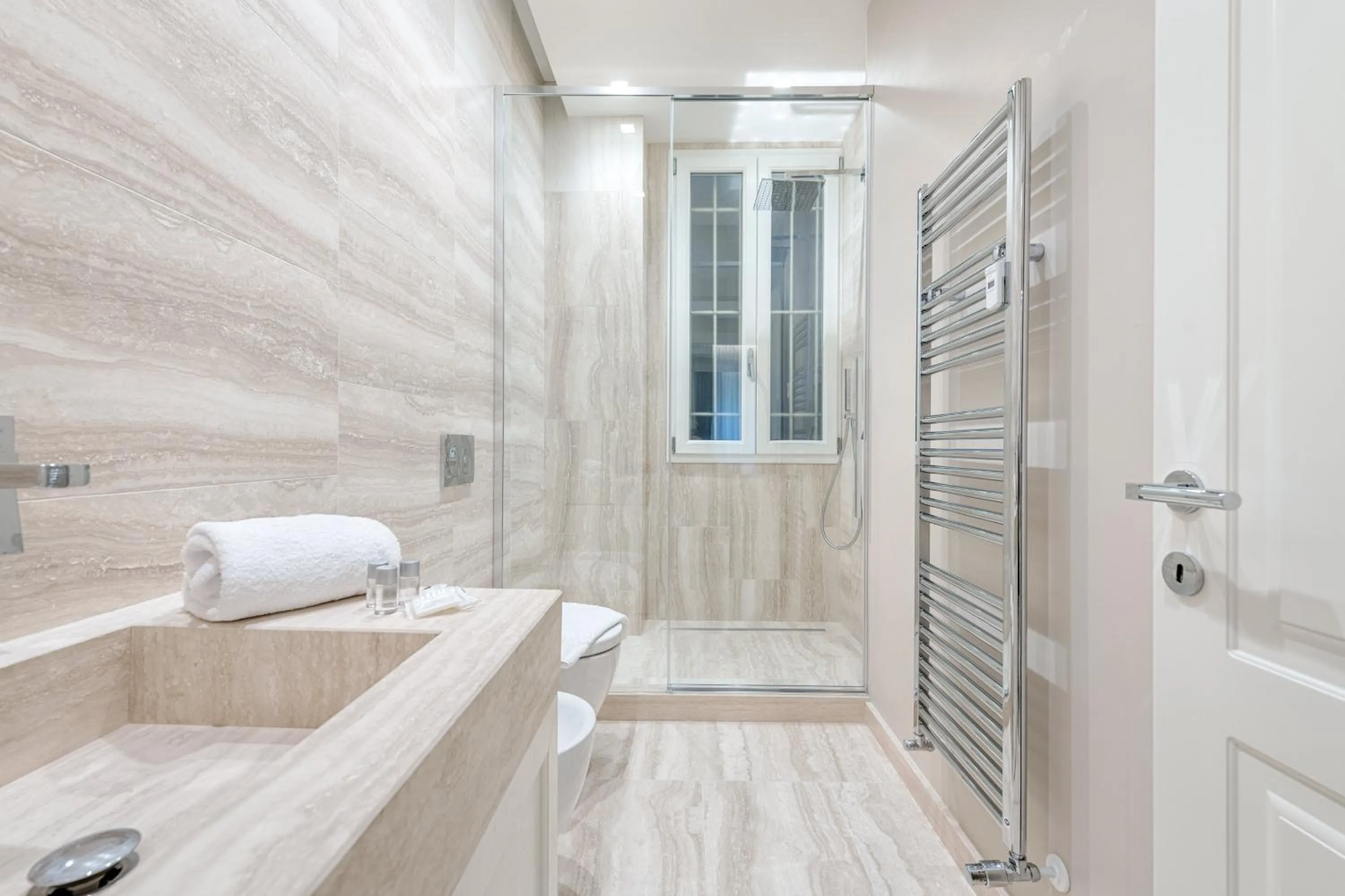 Shower in Luxury Blue River by Mmega