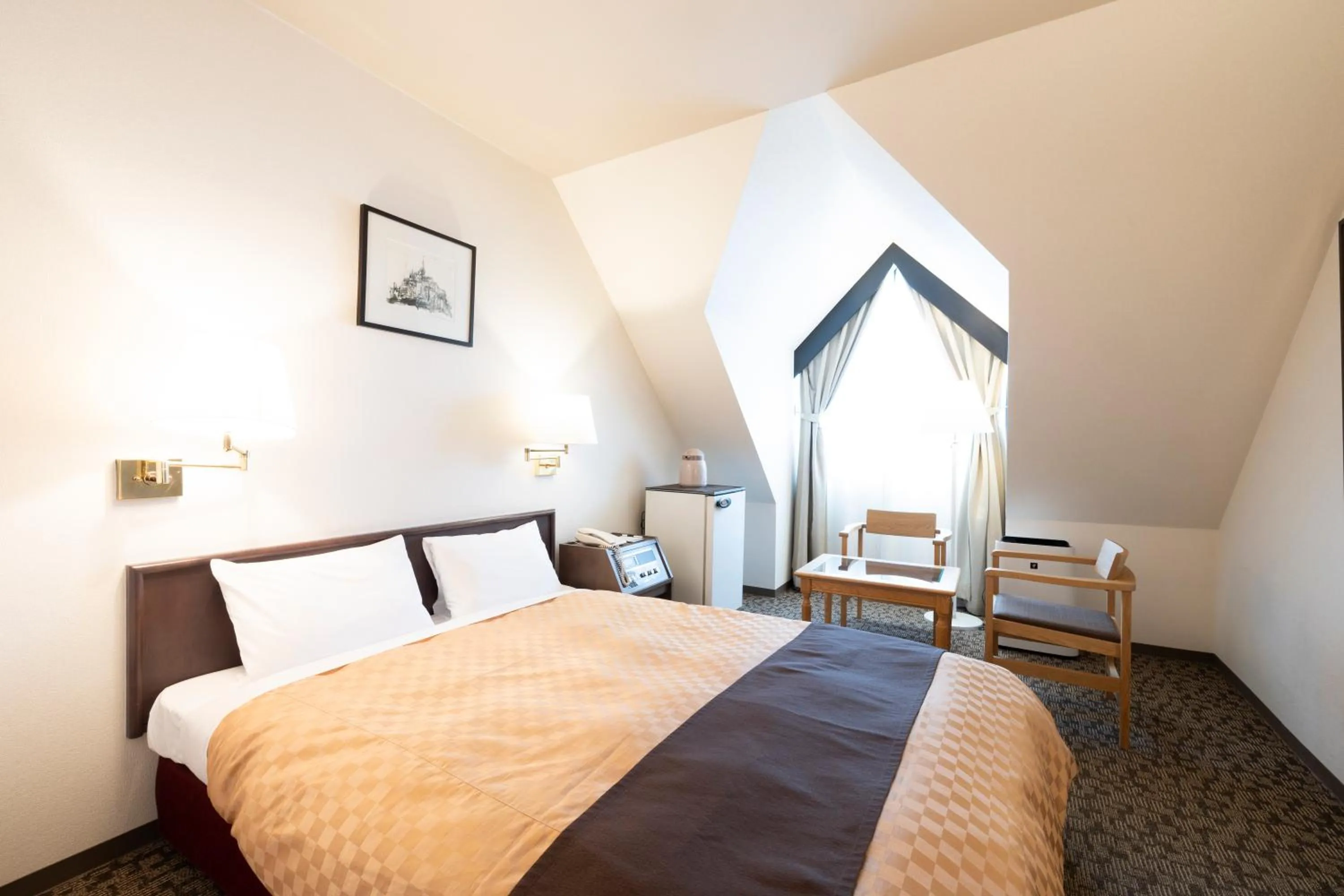 Bed in Hotel Edel Warme