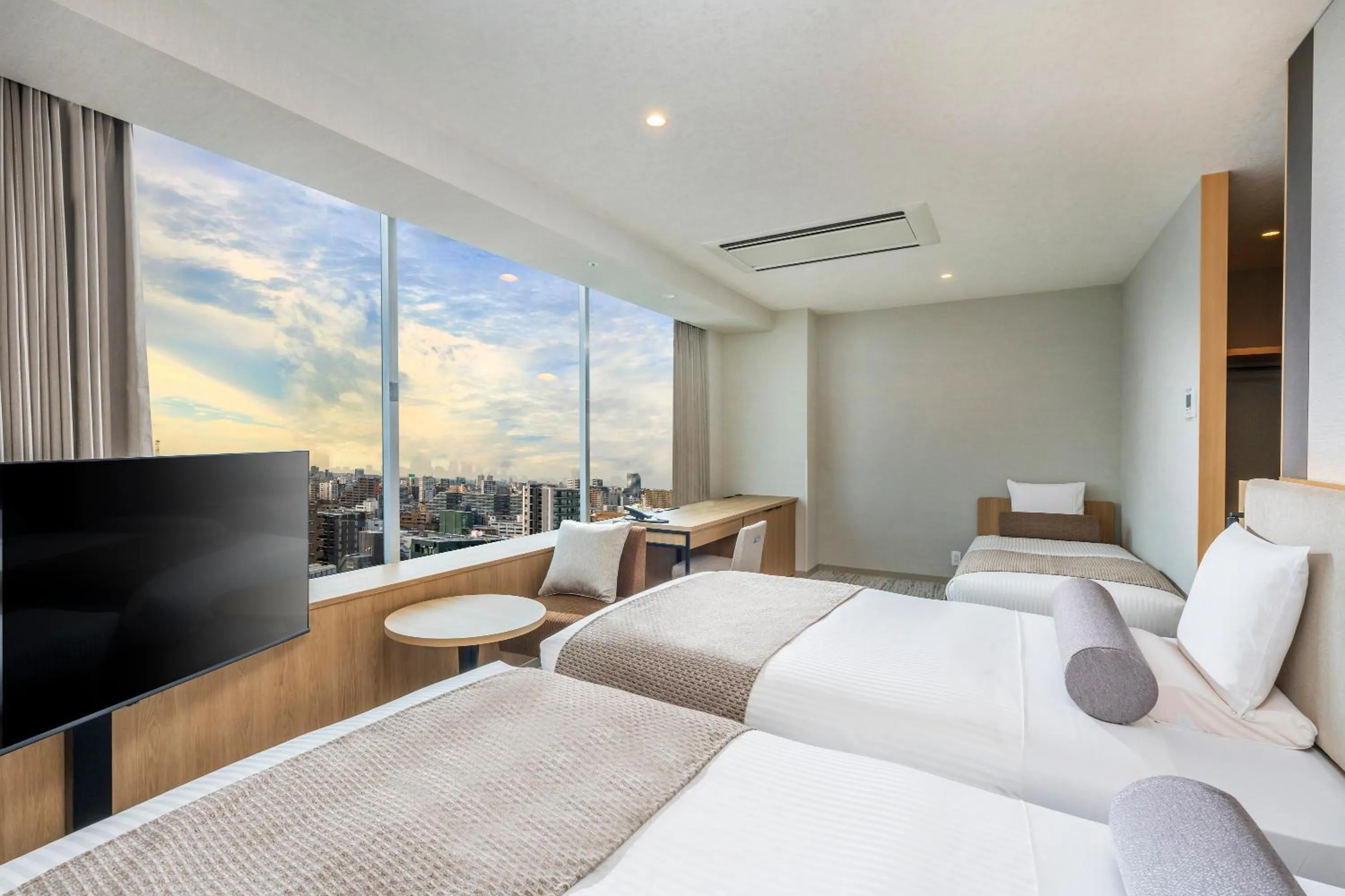 Photo of the whole room, Bed in ART HOTEL Nippori Lungwood