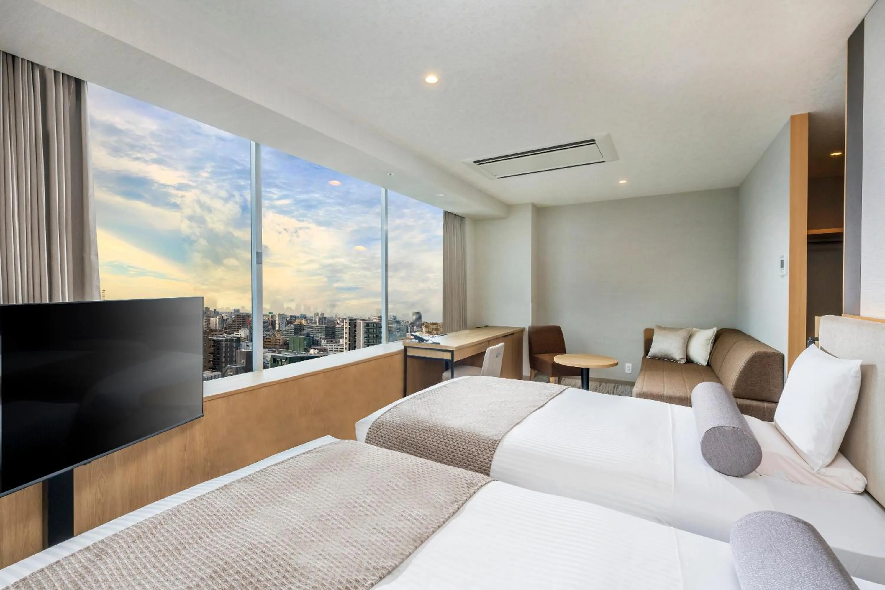 Photo of the whole room, Bed in ART HOTEL Nippori Lungwood