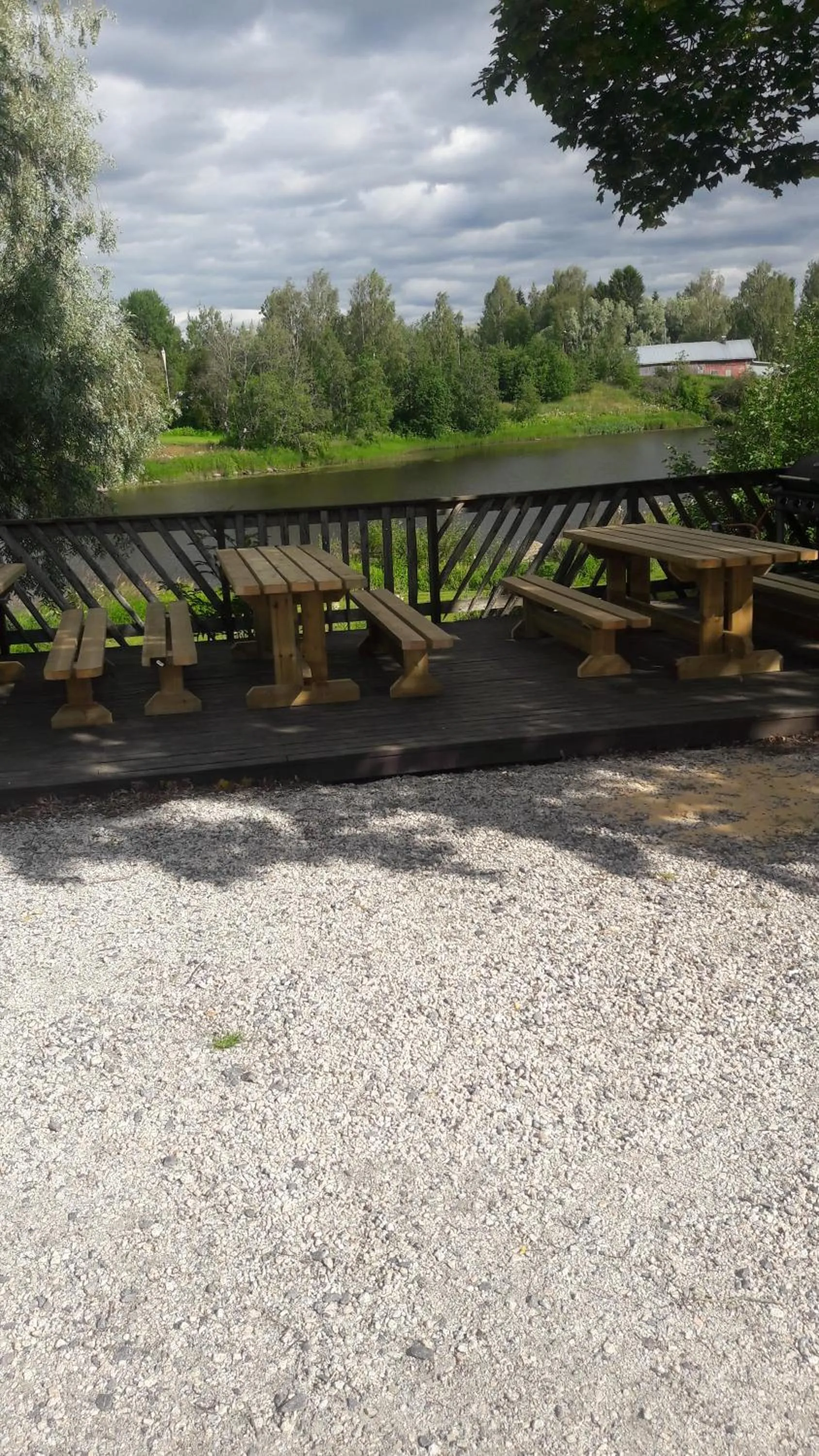 Garden view in meijeriranta majoitus